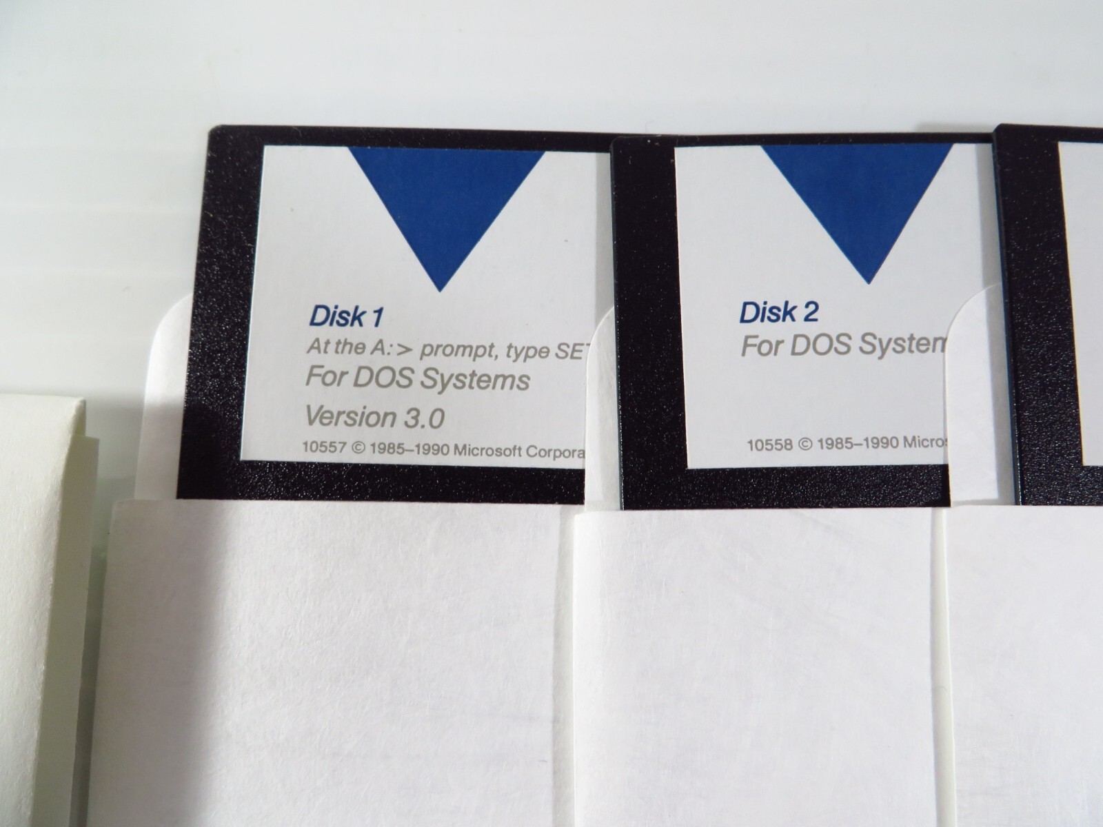 Vintage Microsoft Windows OS 3.0 DOS – 5.25″ 5 1/4” Floppy Software PC, 15 Discs