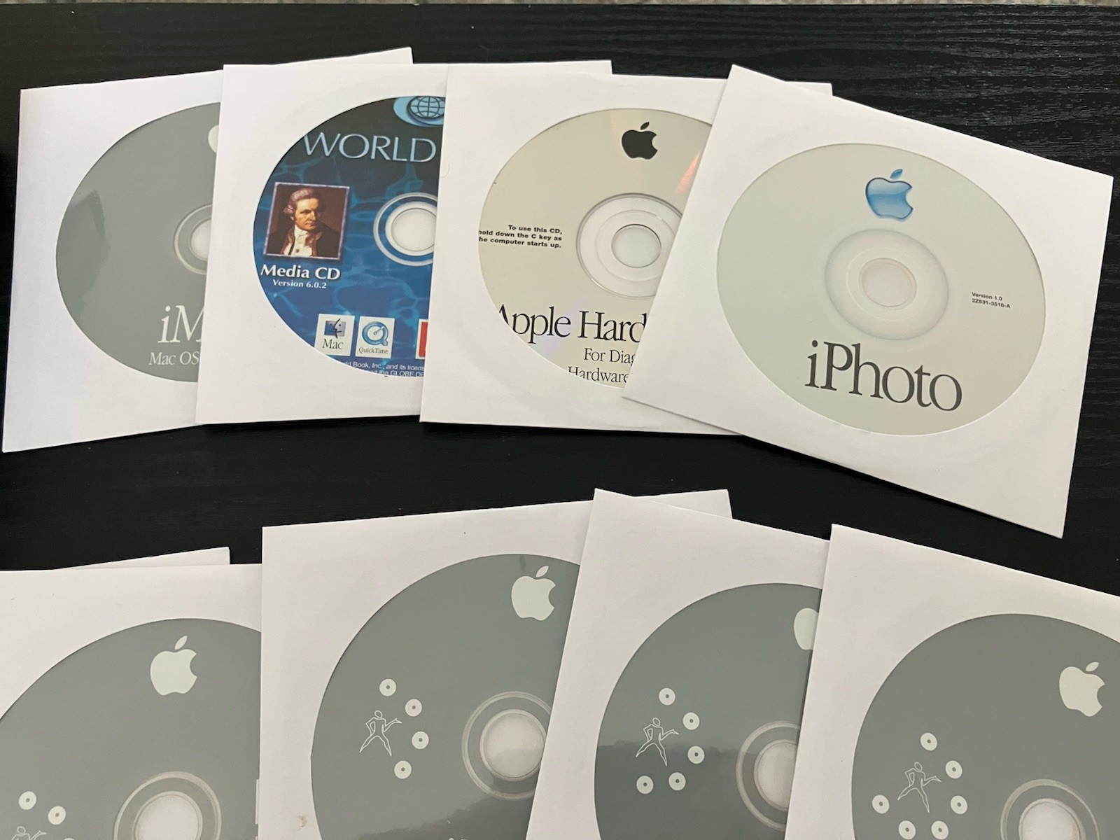 Vintage Apple iMac Software Restore Install CD Disc Lot Mac OS X 10.1.2