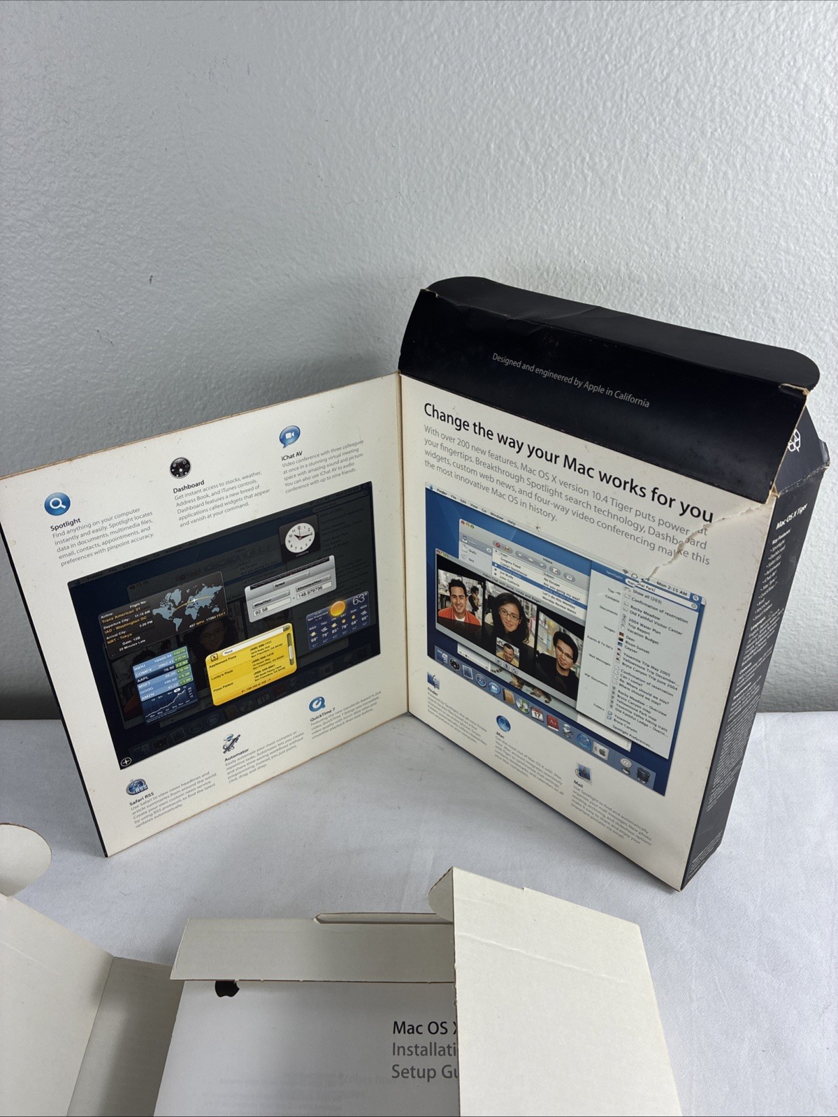 Boxed Apple Mac OS X 10.4 Tiger (M9639Z/A)