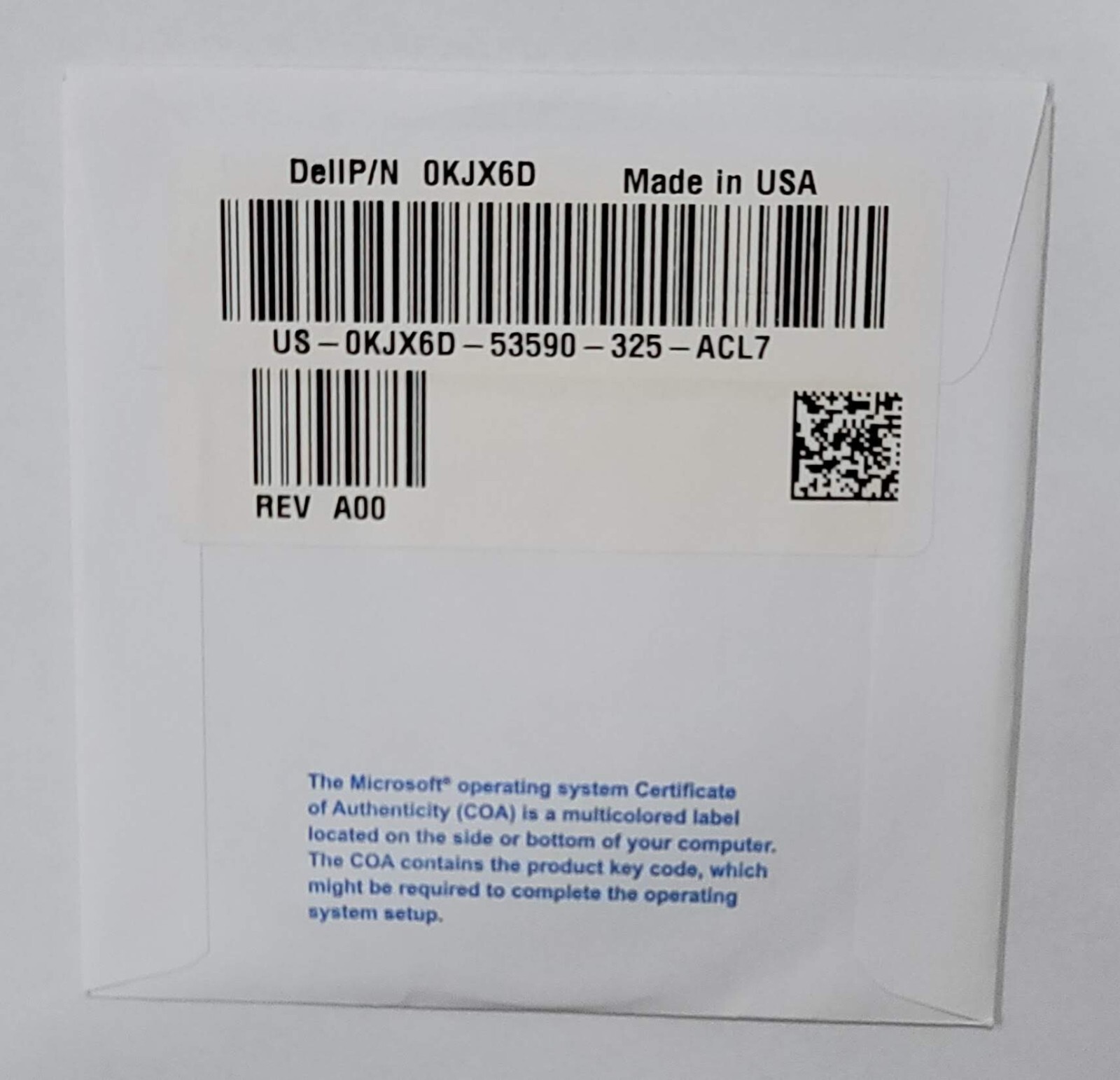 Dell Windows 7 Professional SP1 64 Bit Reinstallation DVD