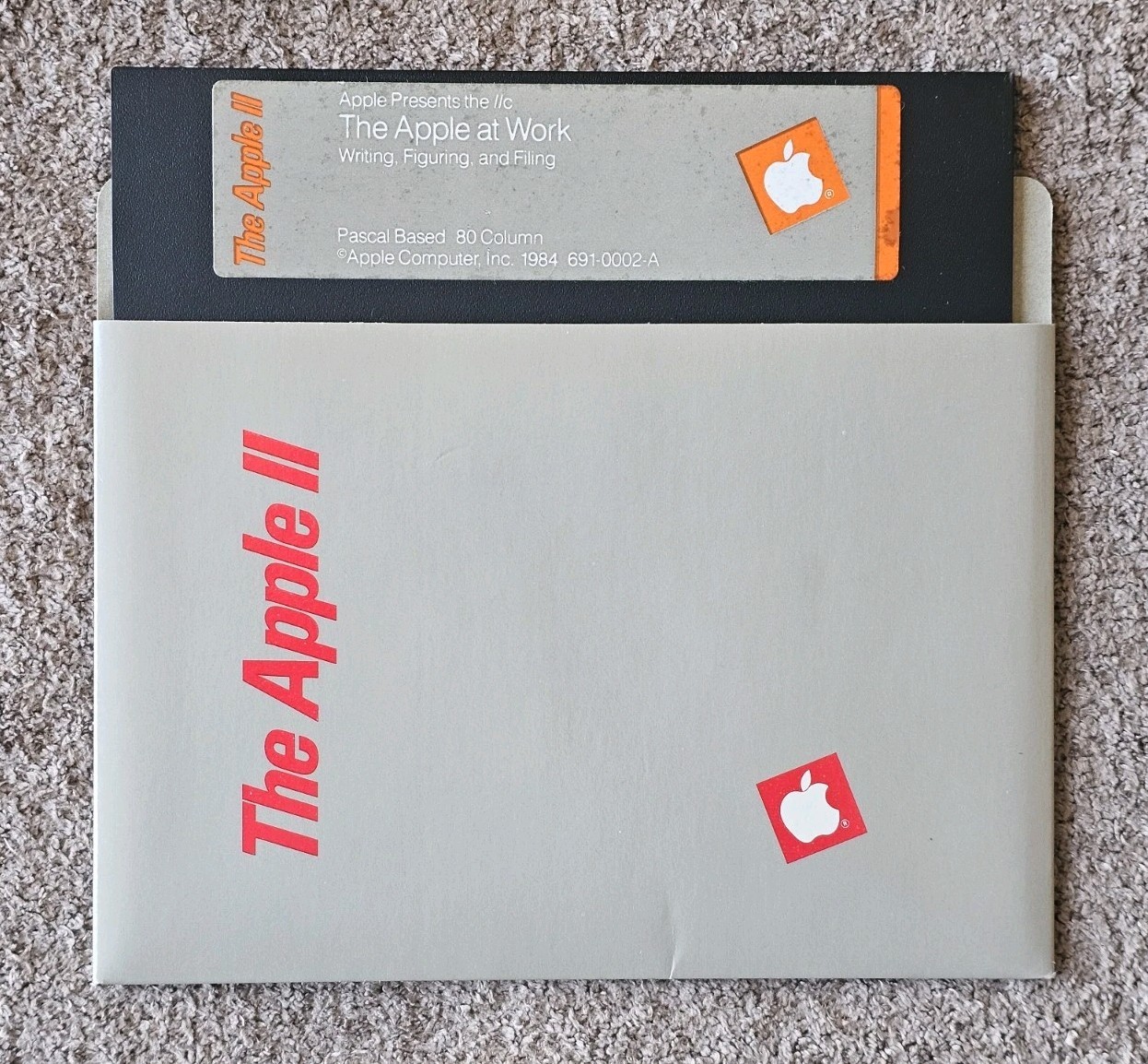 Apple IIc System Utilitites MousePaint &More ~ Set of 6 1984 Floppy 5.25″ Disks