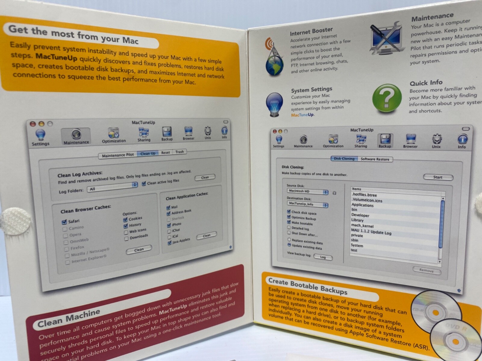 Lot of 3 MAC OS X Training Books + MAC TUNEUP (FC211-2Q877