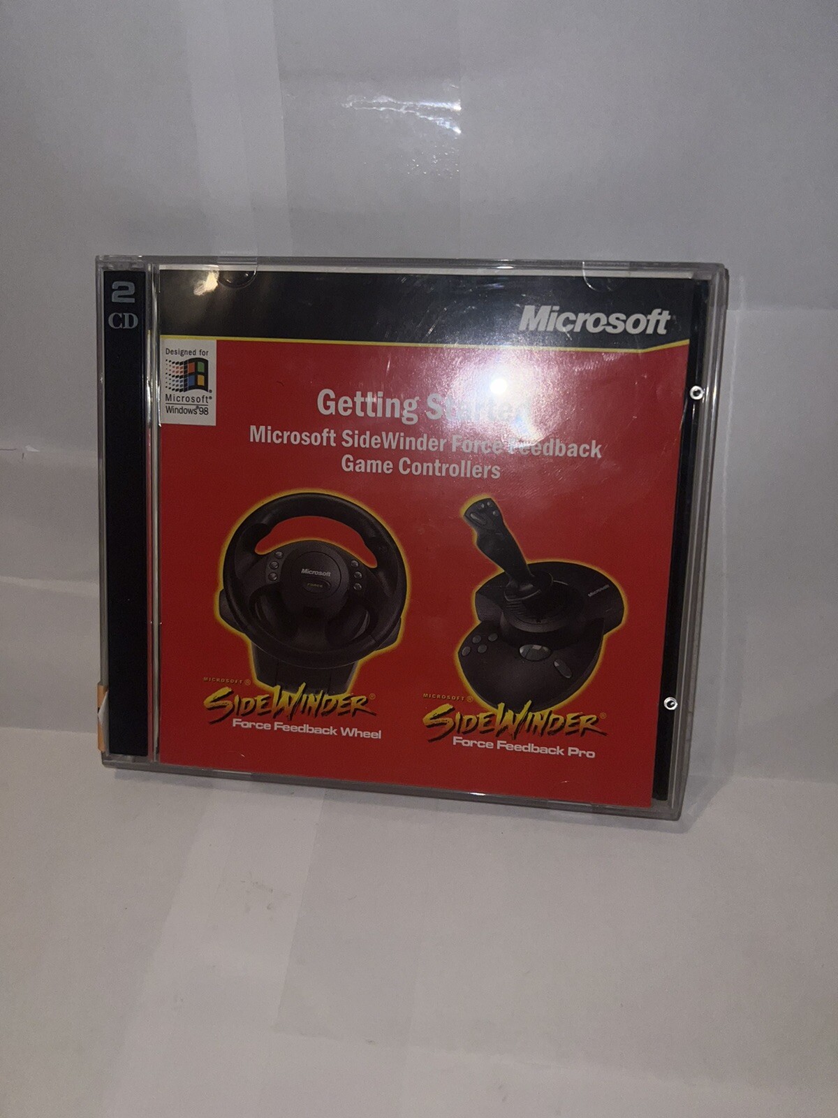 Side Winder Force Feedback Getting Started Microsoft Cd Two Games Included