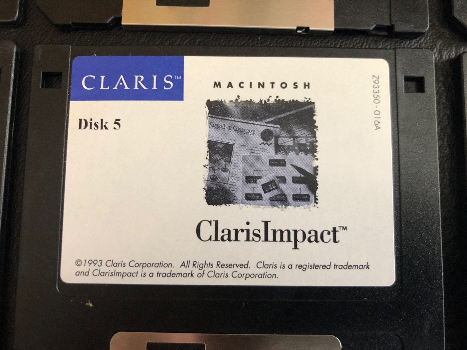 Claris Impact 6 Disk Set 3.5″ Floppy Diskette / Macintosh Computer Software