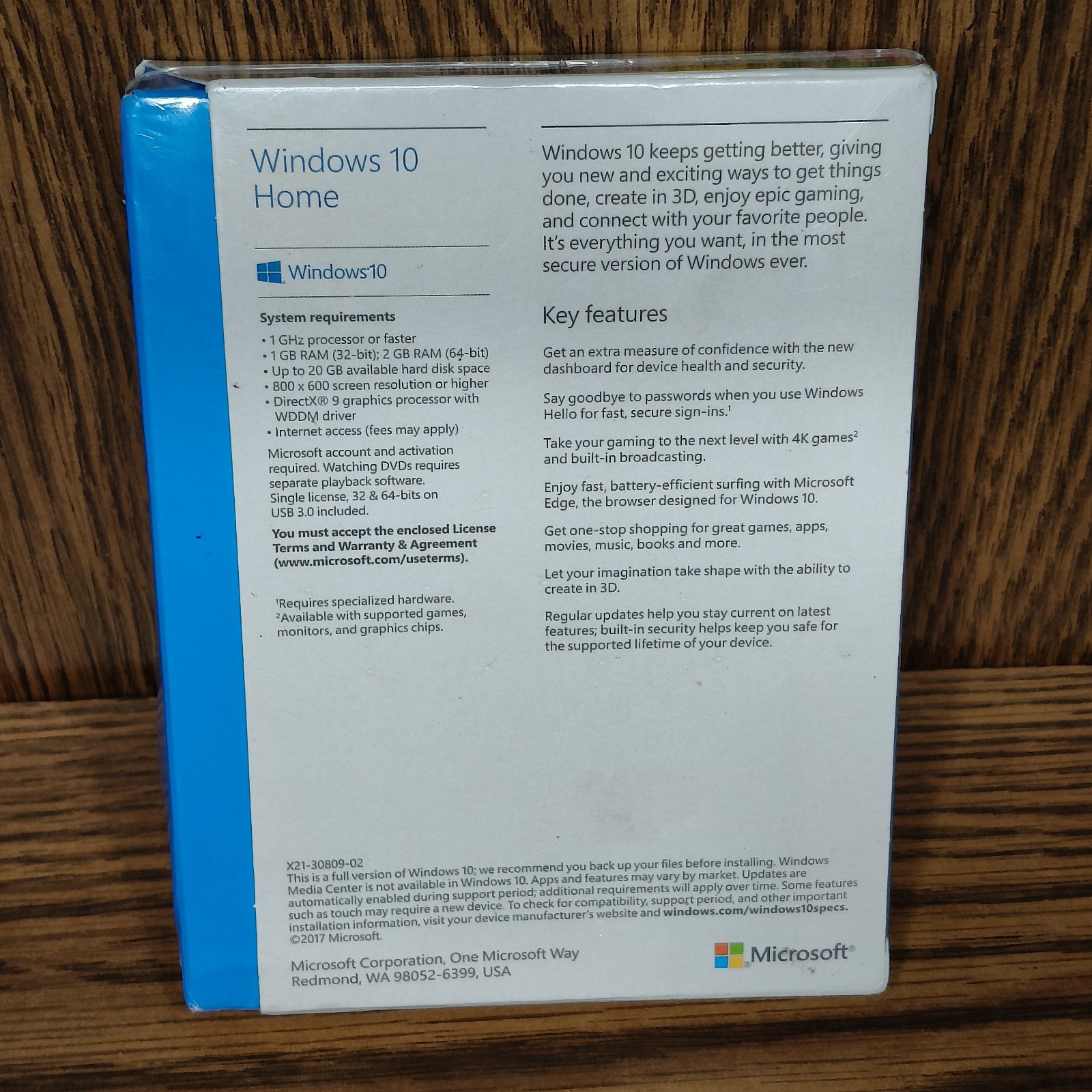 Microsoft Windows 10 Home Full Retail USB 3.0 32/64-Bit HAJ-00052 Sealed Rare