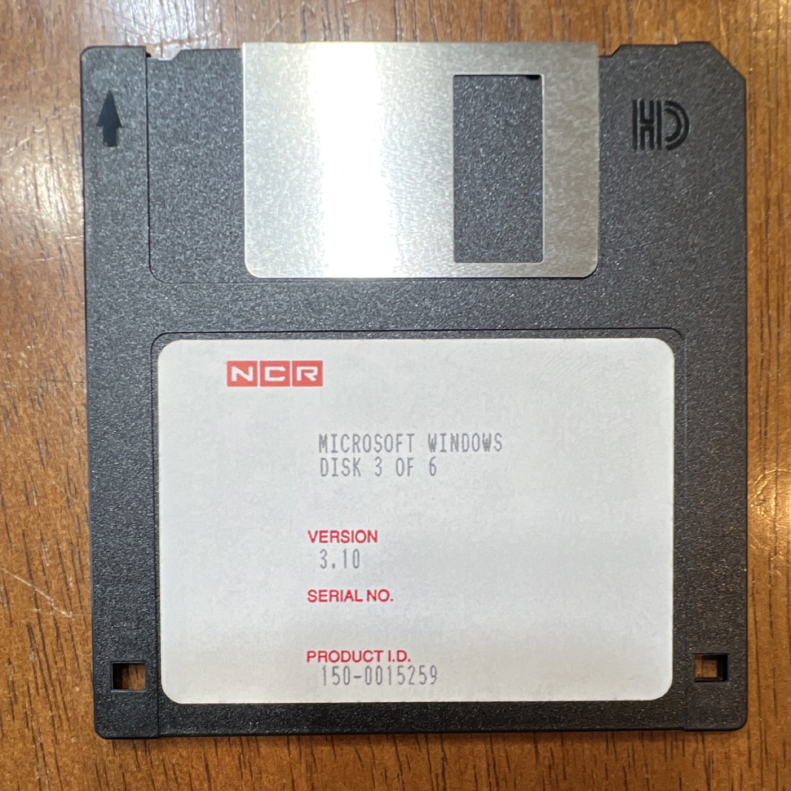 NCR Microsoft Windows 3.10 Floppy 3.5″ Operating System 6 Disk Set English