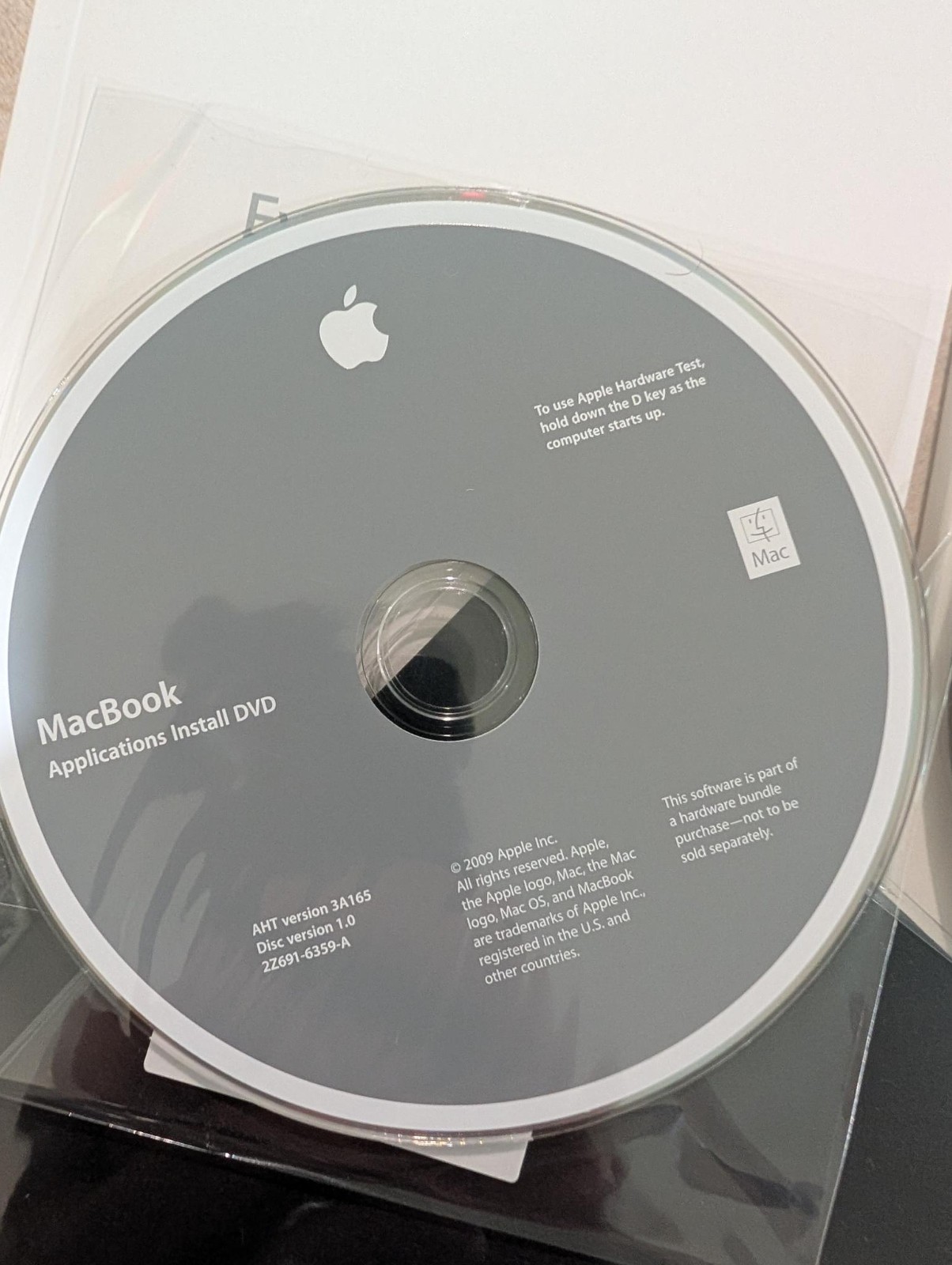MacBook Pro OS X Install Disc 1 & 2 2009 OEM w/books and Apple Stickers