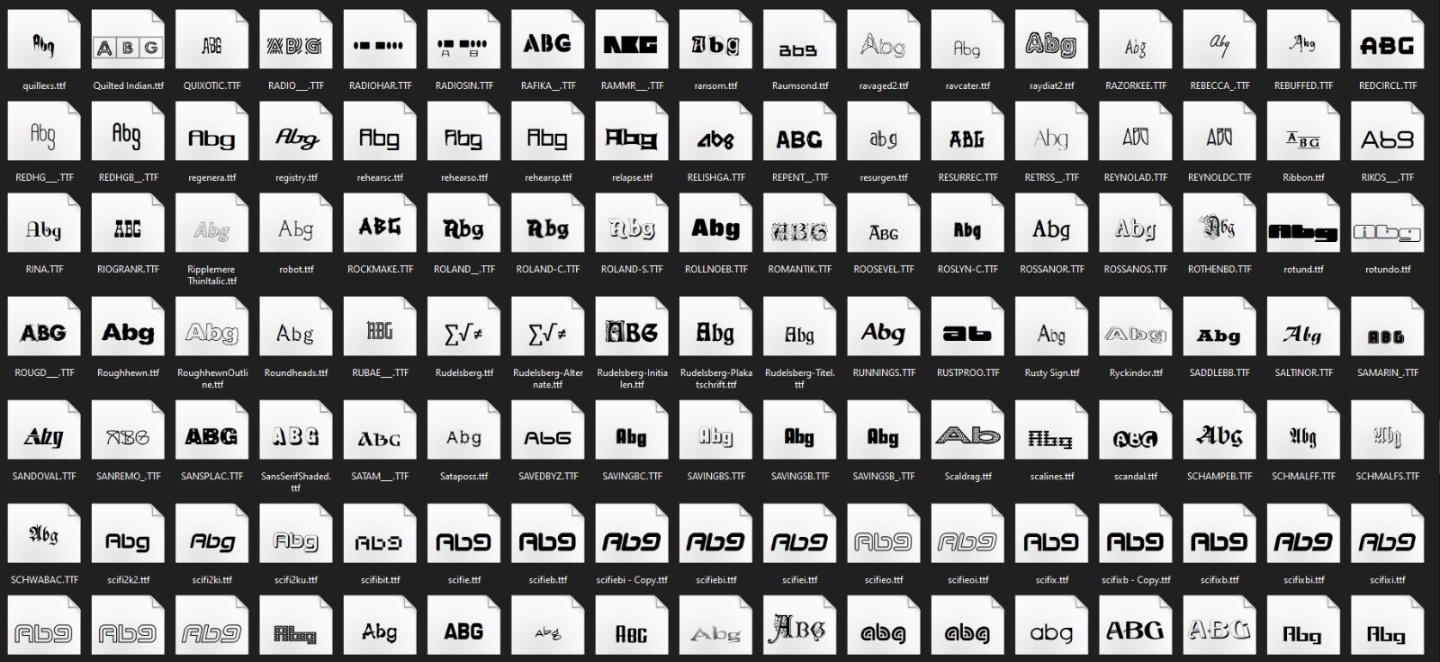 1500 Professional TrueType Fonts – Works with Windows, Mac & Linux .TTF CD-ROM