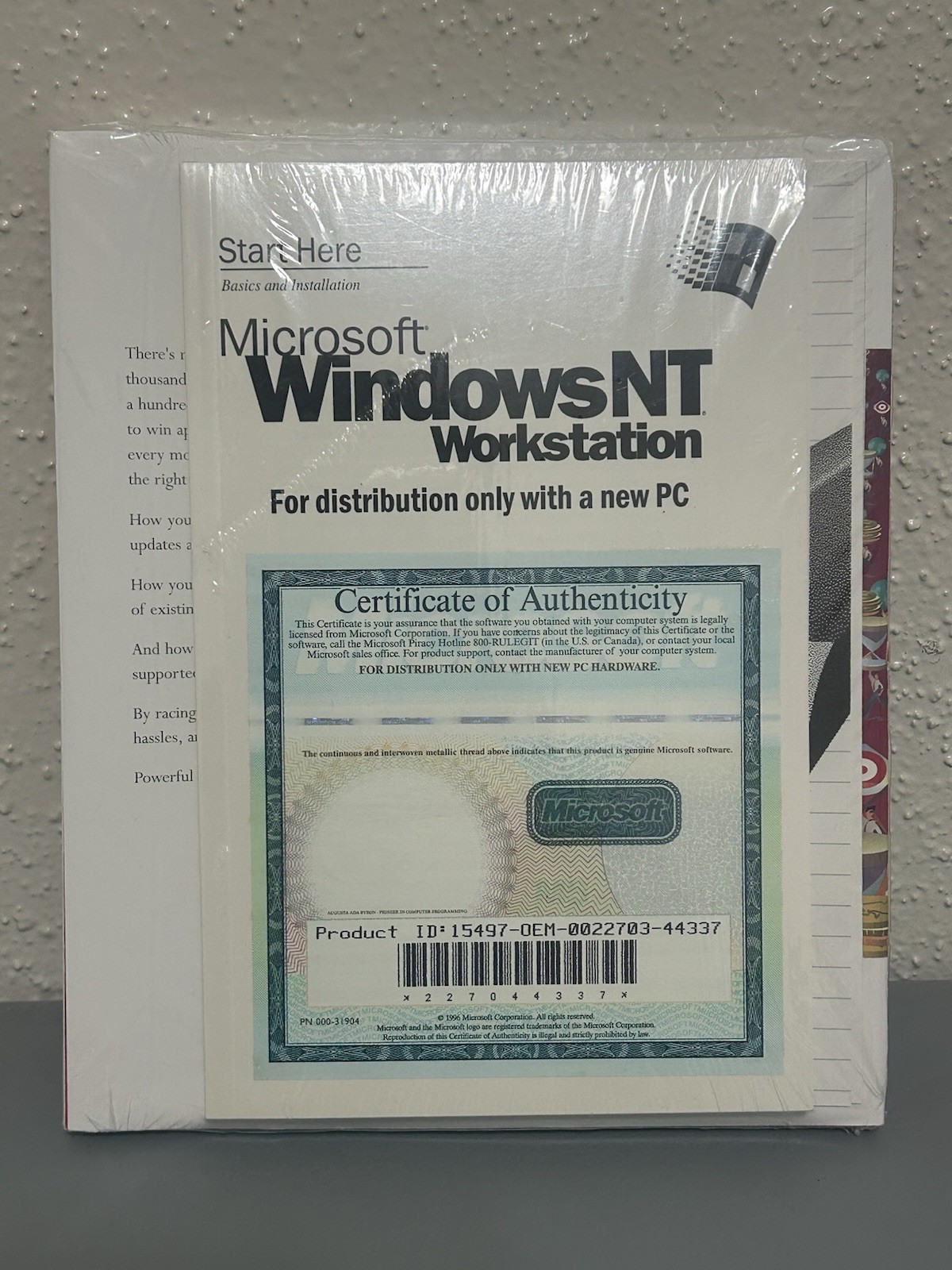 Windows NT Workstation Factory sealed