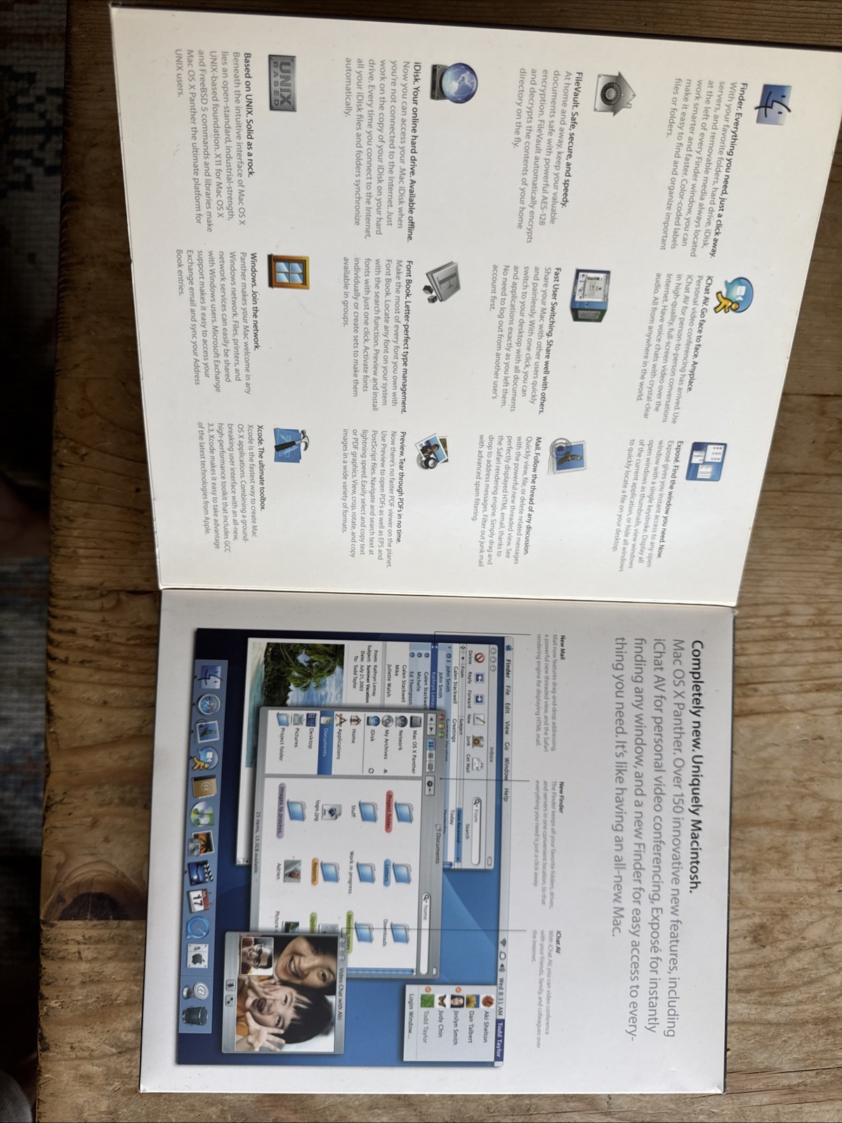 Apple Mac OS X 10.3 Panther Complete 4 Discs Manuals M9227LL/A