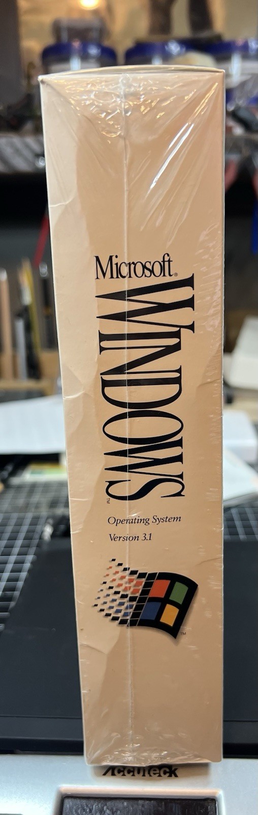 NIB Microsoft Windows 3.1 (3.11) Retail Box Floppy 3.5″ Sealed NEW