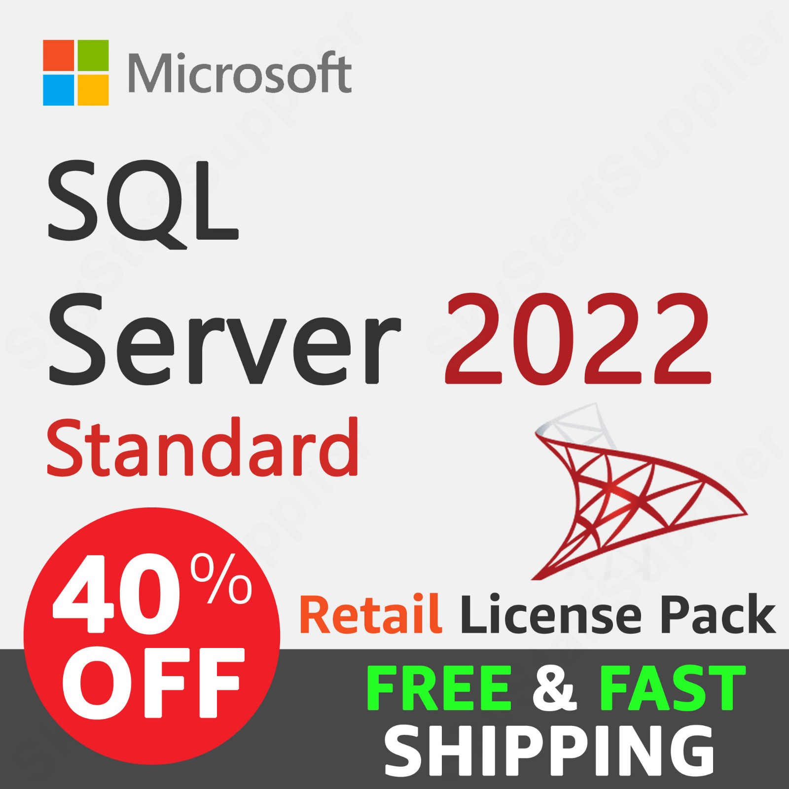 Microsoft SQL Server 2022 Standard Edition (Retail) – Full Version License – NEW