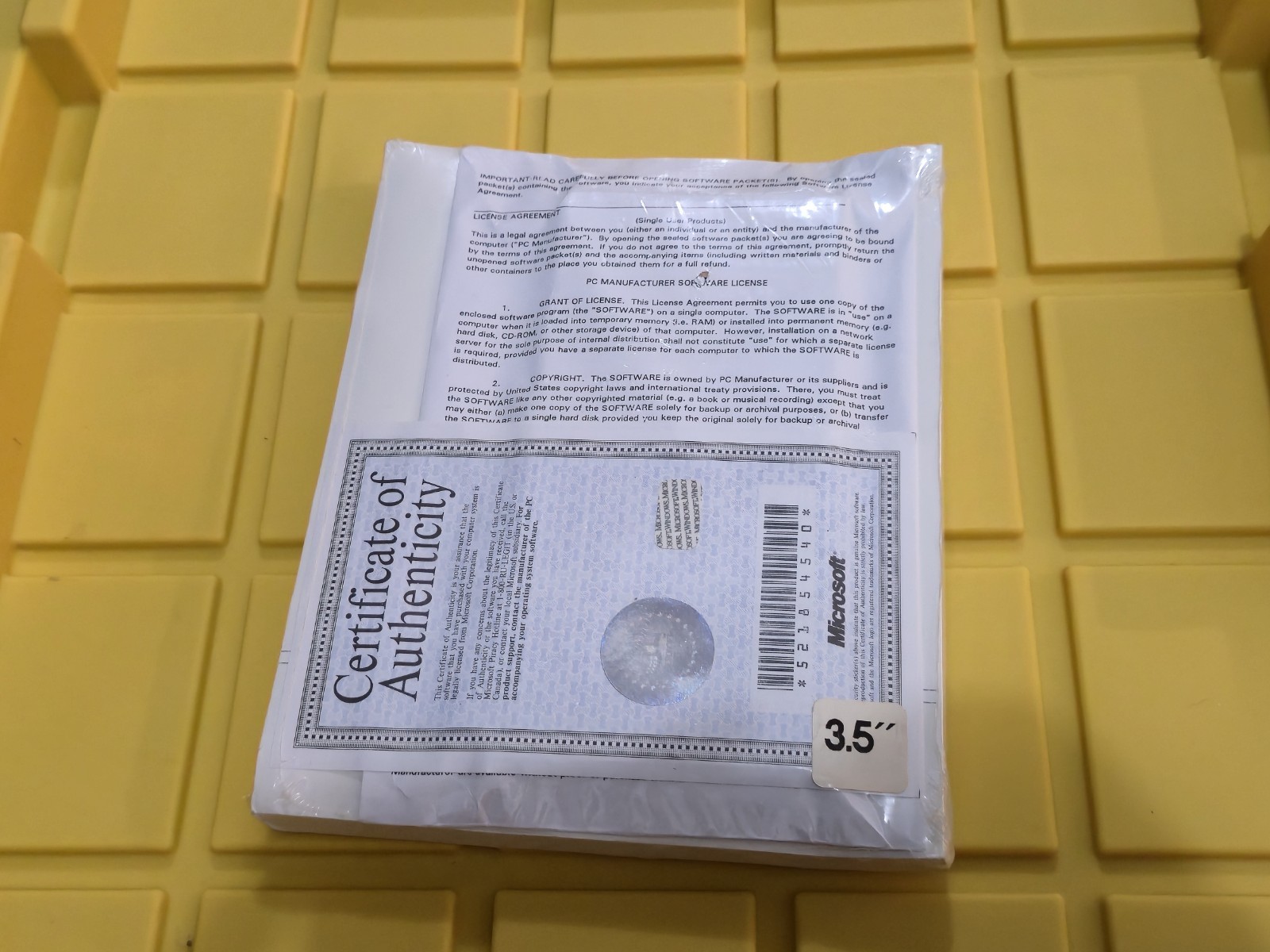 SEALED Microsoft Windows 3.1 PC Users Guide COA RARE with disks 3.5 | NEW
