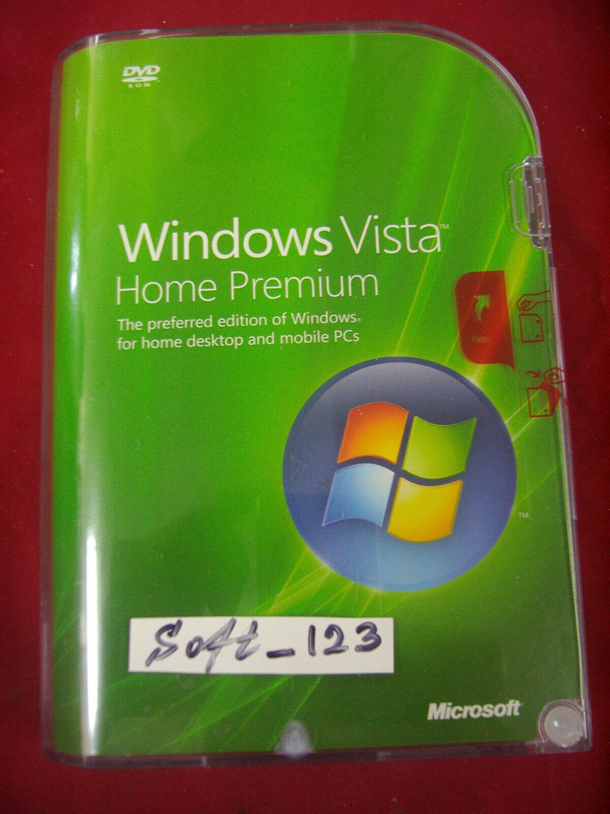 Microsoft Windows Vista Home Premium Full MS WIN 32 Bit DVD =NEW SEALED BOX=