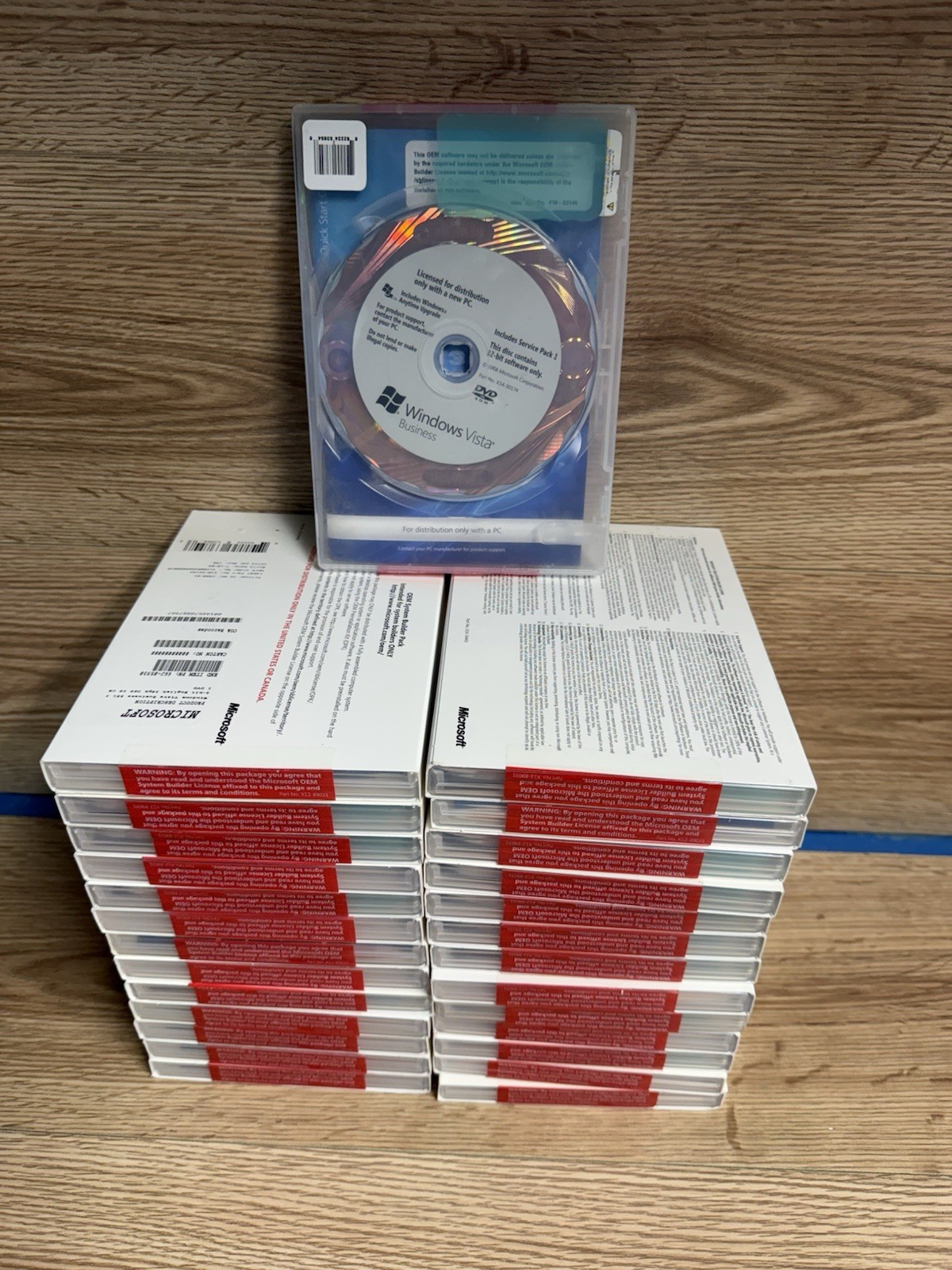 Genuine Microsoft Windows Vista Business Installation Discs (OEM) No License Key