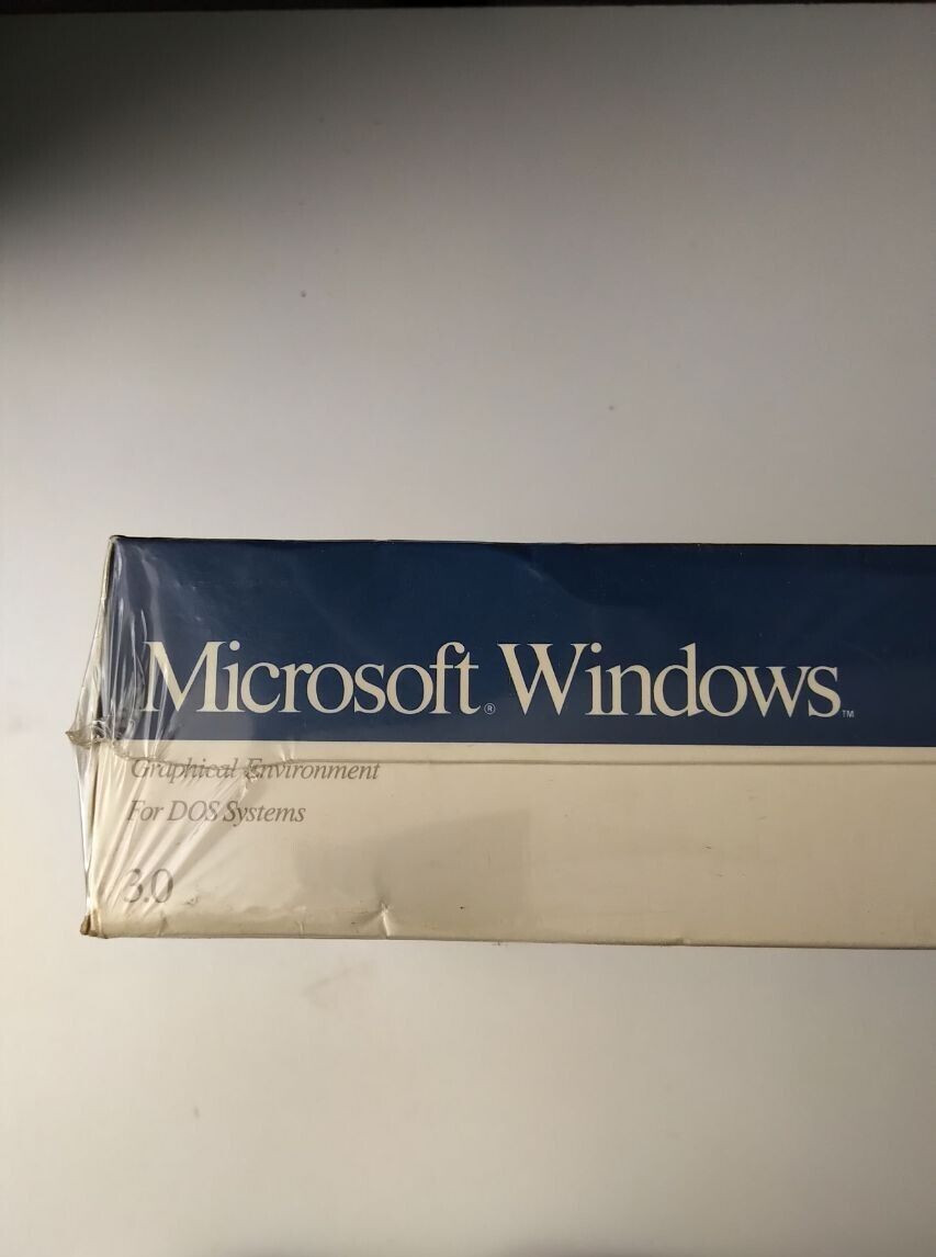 Microsoft Windows Graphical Environment for DOS – Sealed with Bonus Daybook