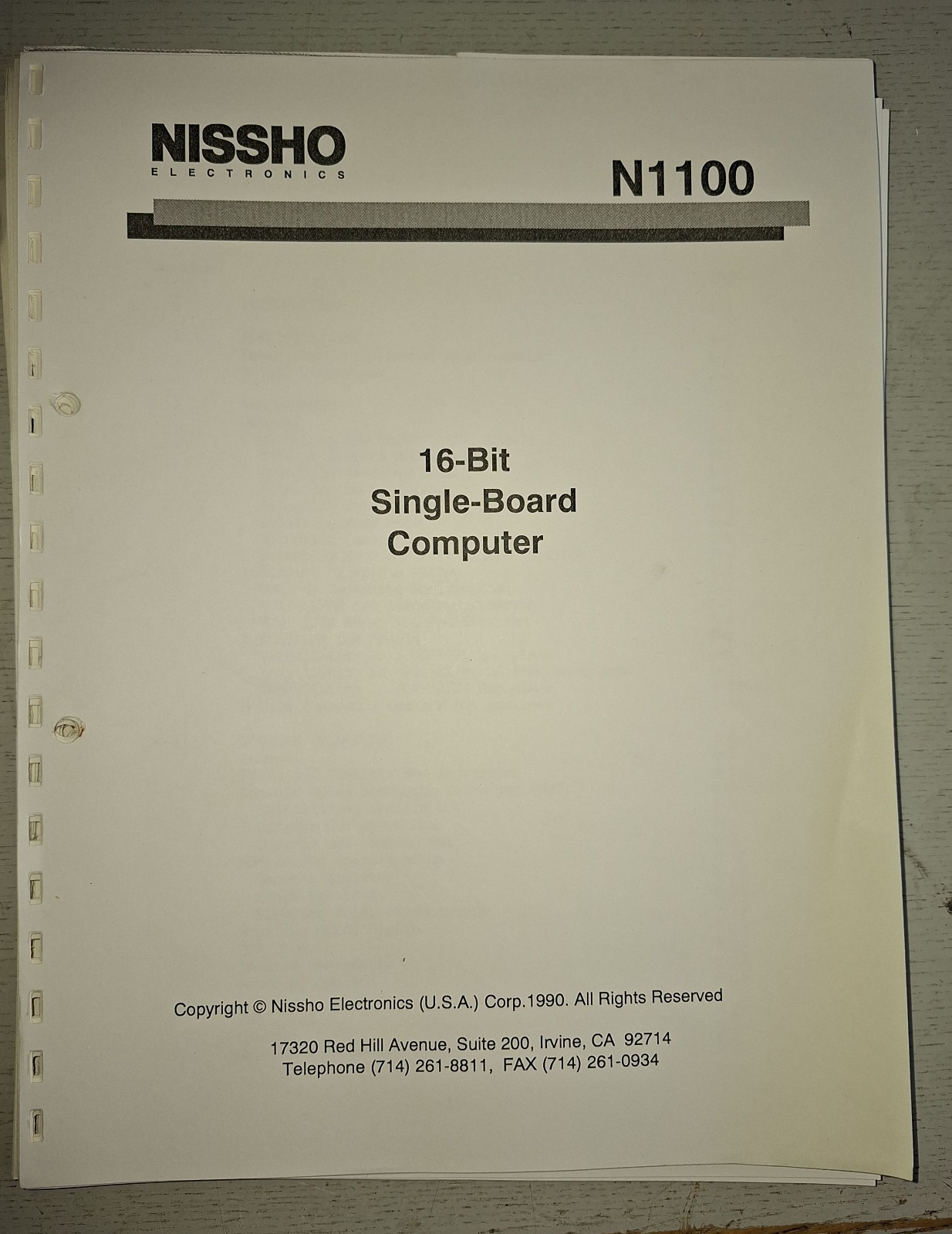 DEC SBC 16bit Unibus Compatible Meiden AHIOA-03