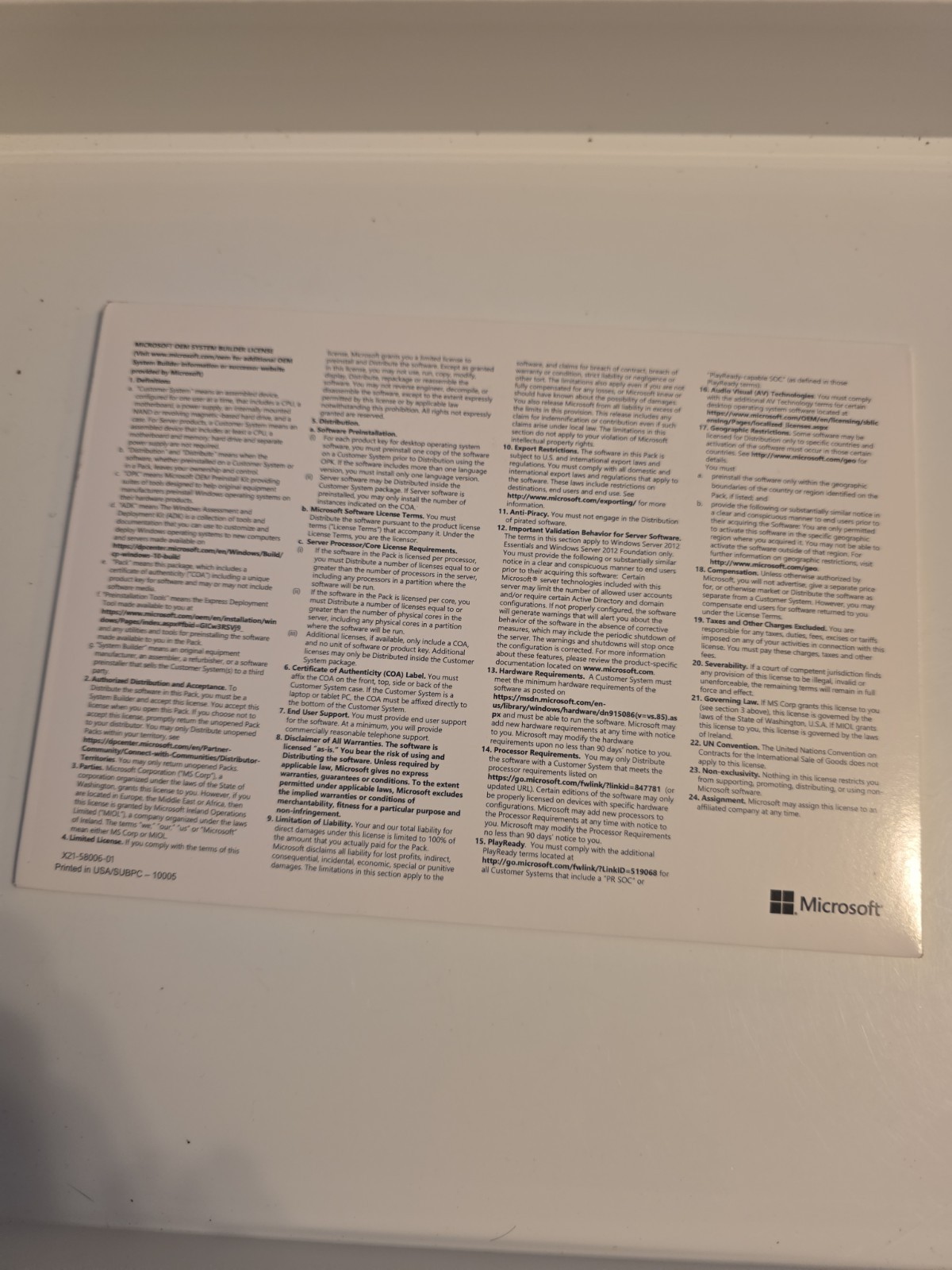Microsoft Windows 10 Home 64-bit Software (KW9-00140)