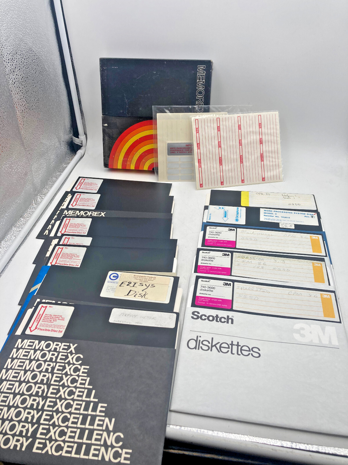 Lot of 11 Digital Research CP/M 86 OS Disks WordStar 3.3 70s/80s Software