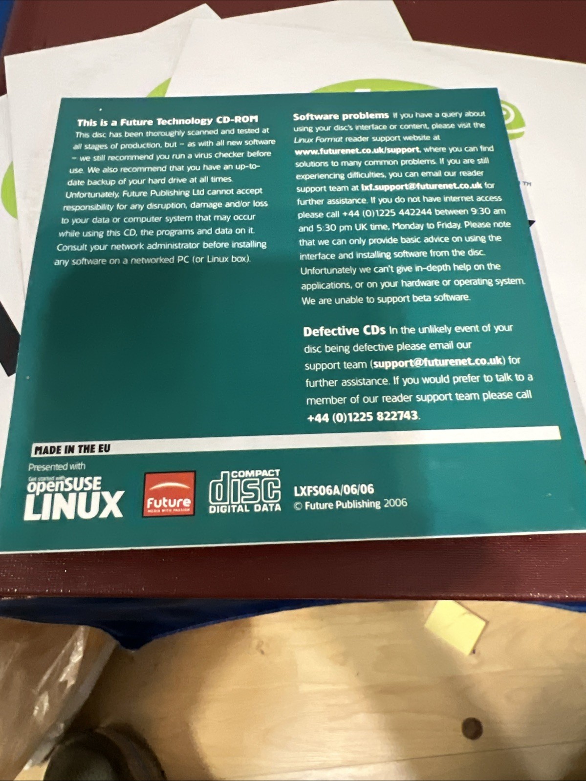 Open SUSE Linux 10.1 Install CDs