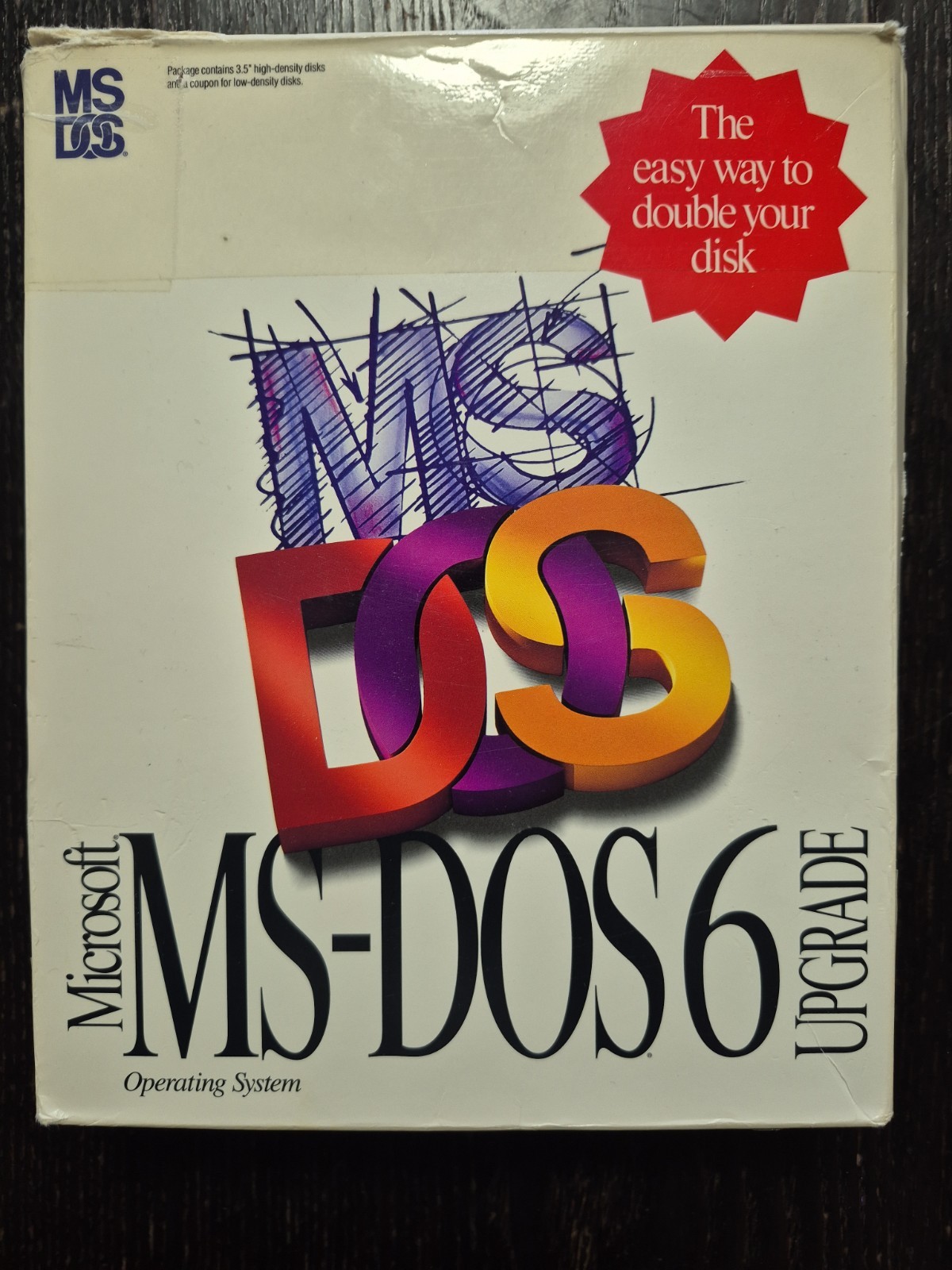 Vintage Microsoft MS DOS 6 Upgrade 3.5″ Disks Operating System