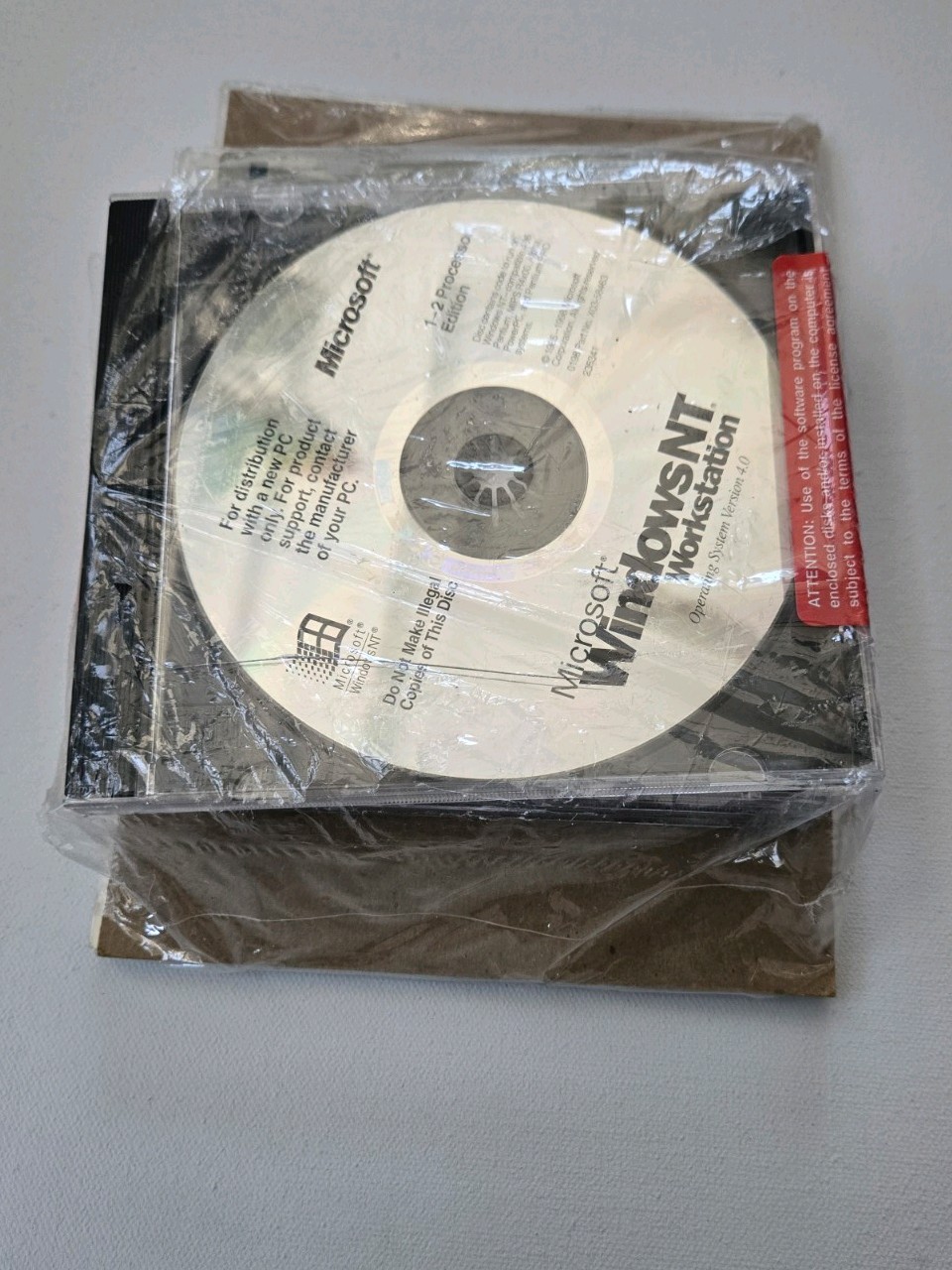 Very Rare Windows NT Workstation UPGRADE 4.0 CD, 3.5 Floppies, License SEALED