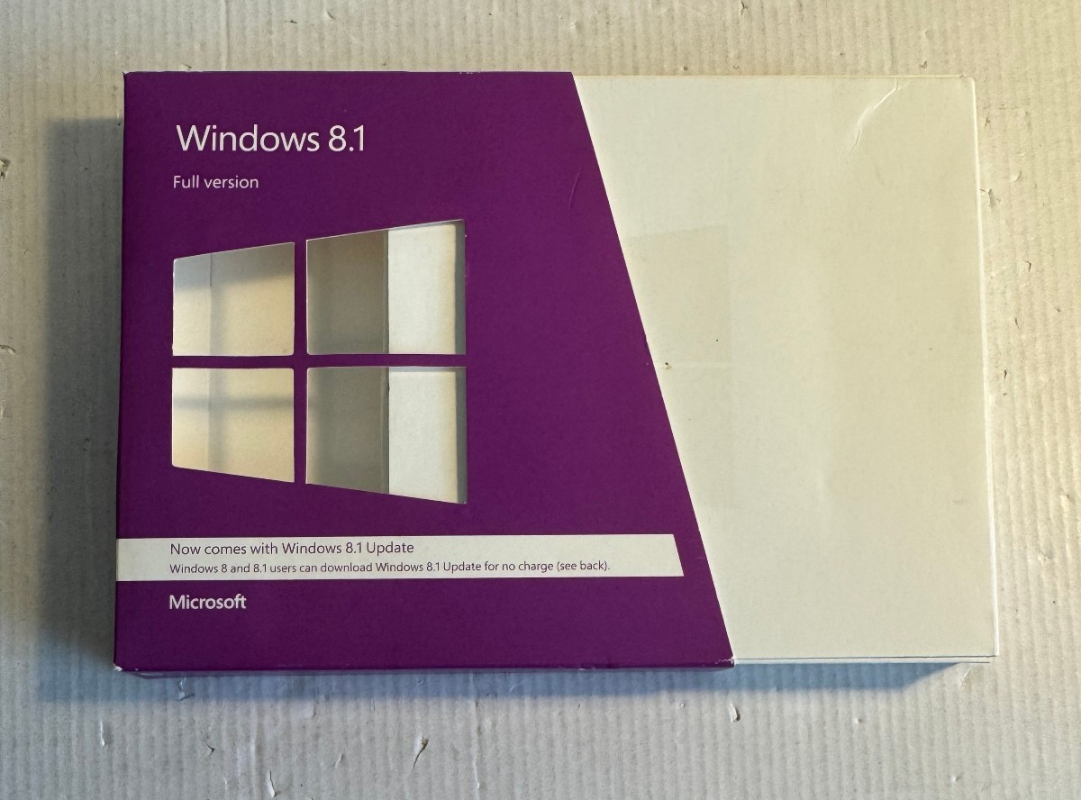Microsoft Windows 8.1 Full Version Update Product Key 32 & 64 Bit DVDs Very Good