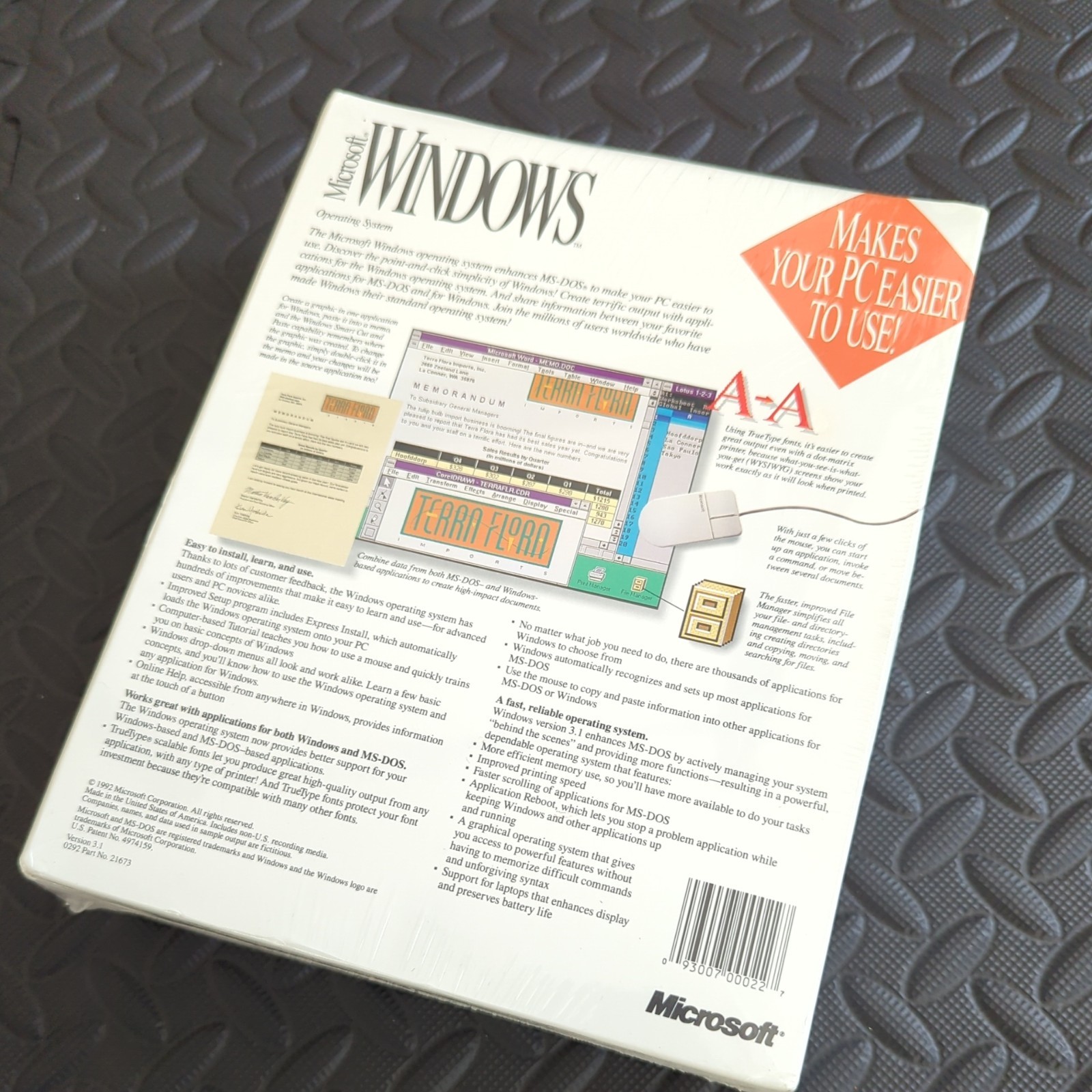 Microsoft Windows 3.1 sealed in box