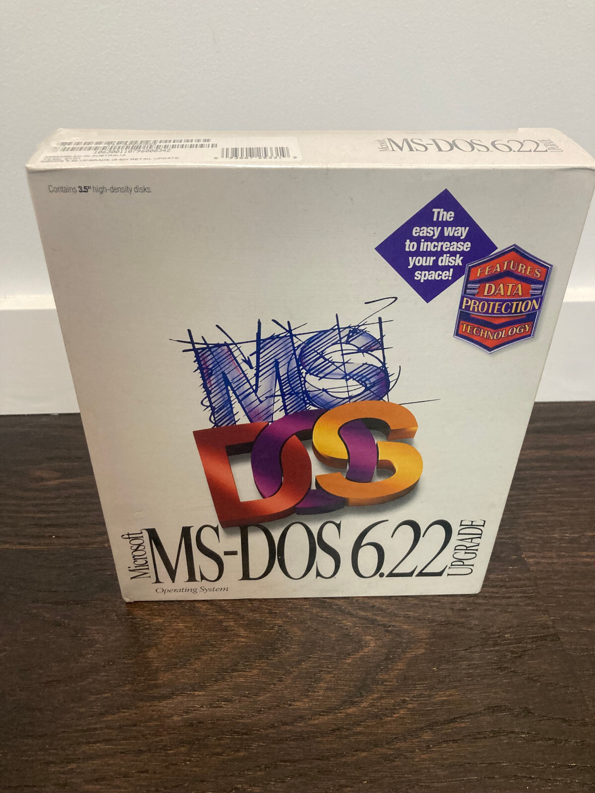 SEALED NEW – vintage Microsoft MS-DOS 6.22 Software Upgrade 3.5″ Disks