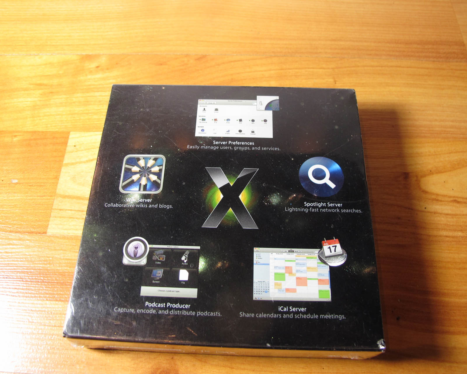 Apple Mac OS X 10.5.4 License Upgrade 10 to Unlimited Client MB6072/A Sealed Box
