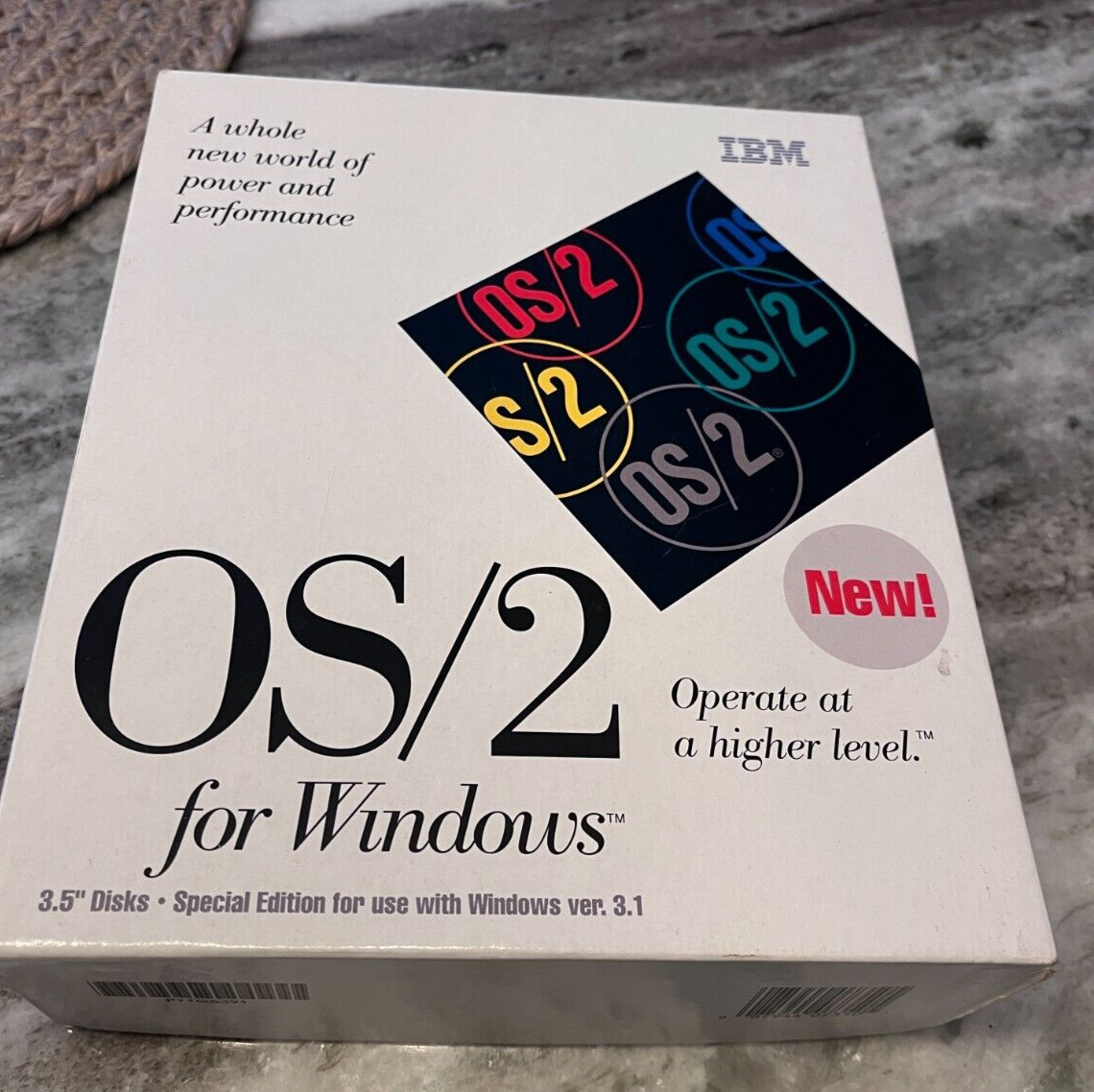 Vintage IBM OS/2 for Windows Version 3.1 on 3.5″ Floppy Disks Special Edition