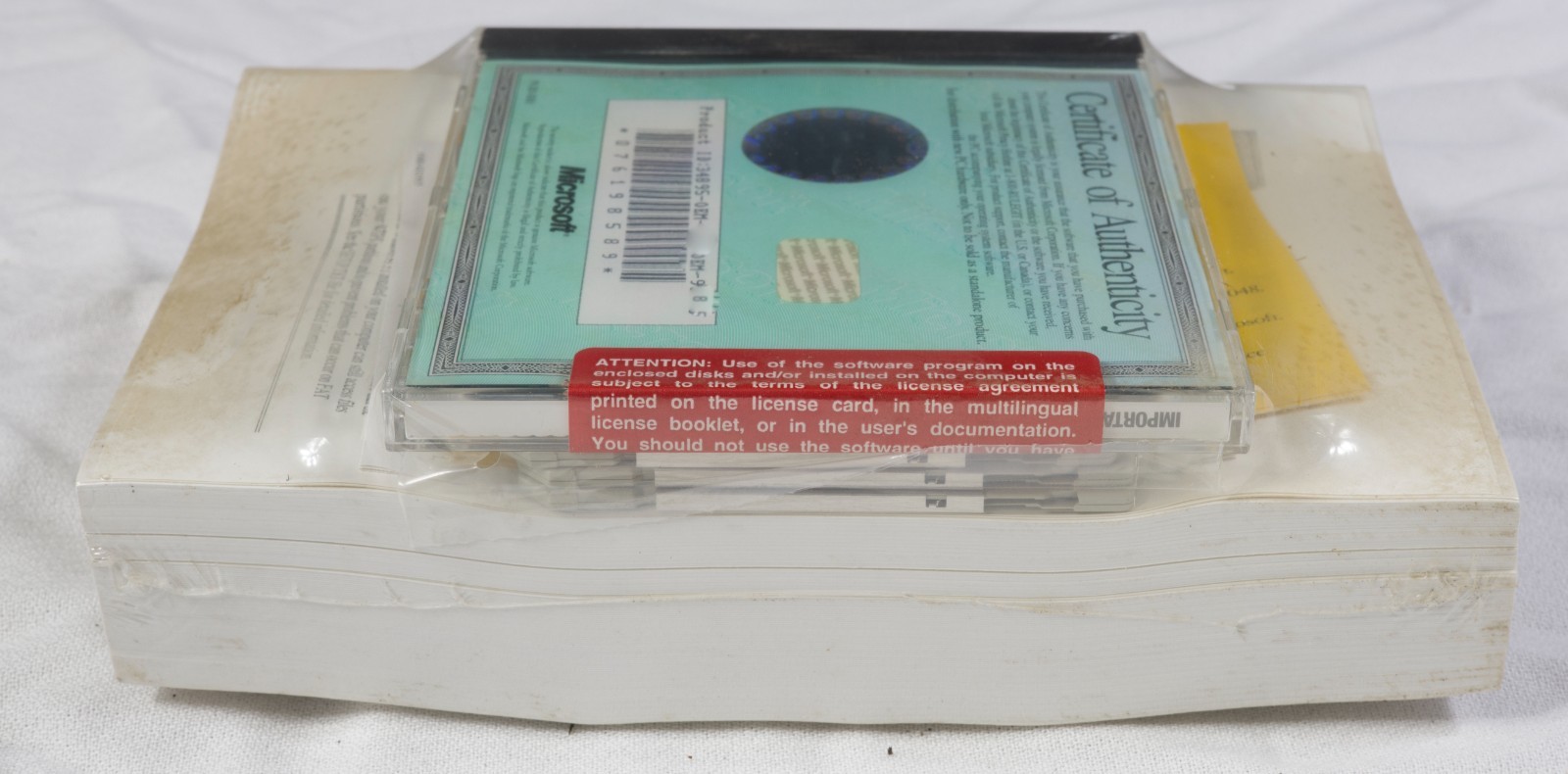 Vintage MICROSOFT WINDOWS NT 3.51 Workstation W/Key CD and floppy NEW NOS