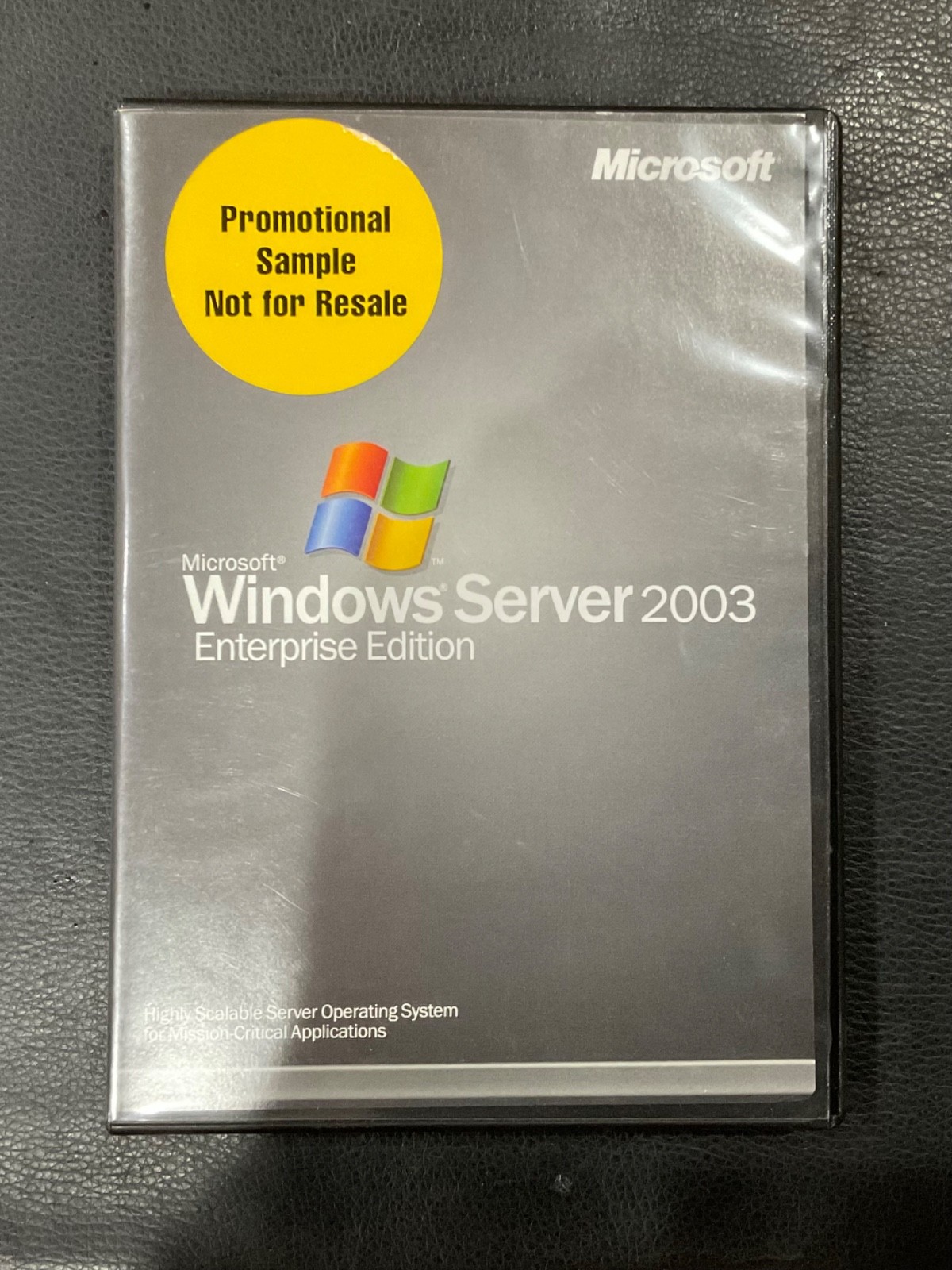 Microsoft®Windows Server 2003 Enterprise Edition – Promo Sample