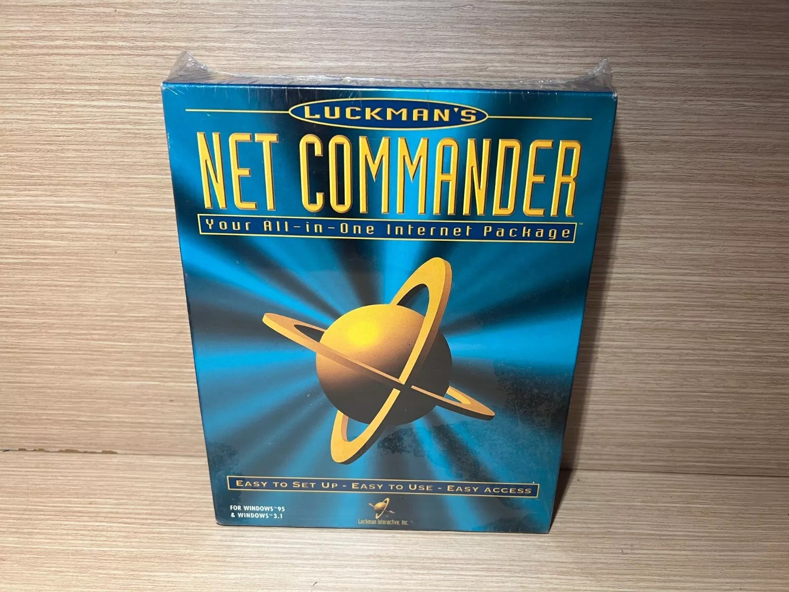 READ INFO- BIG BOX NET COMMANDER LUCKMAN ́S Windows 95 3.1 PC All in one inte…