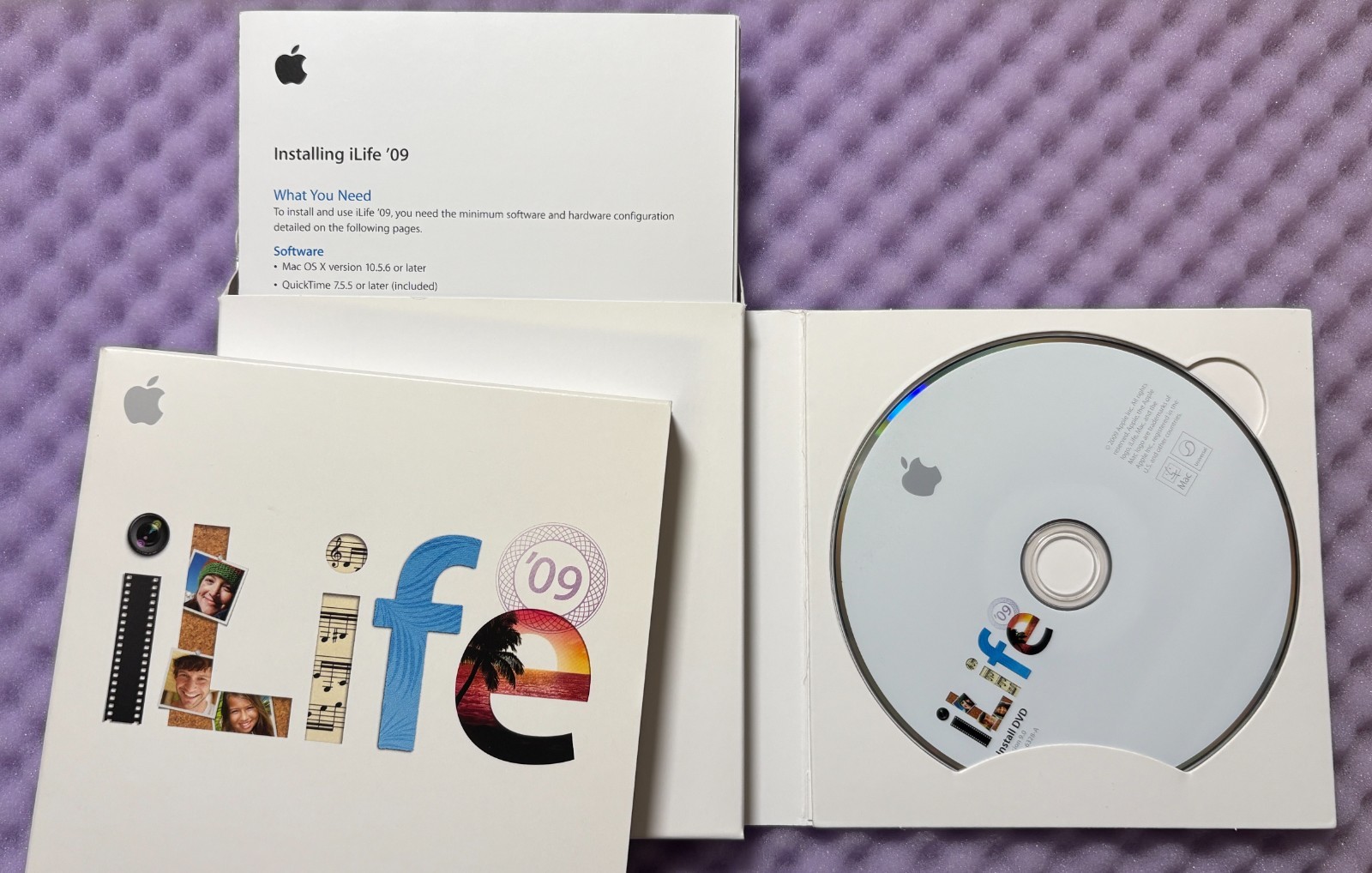Retro Mac Upgrade: MacOS X Leopard & iLife’09 (RETAIL, Original Box)