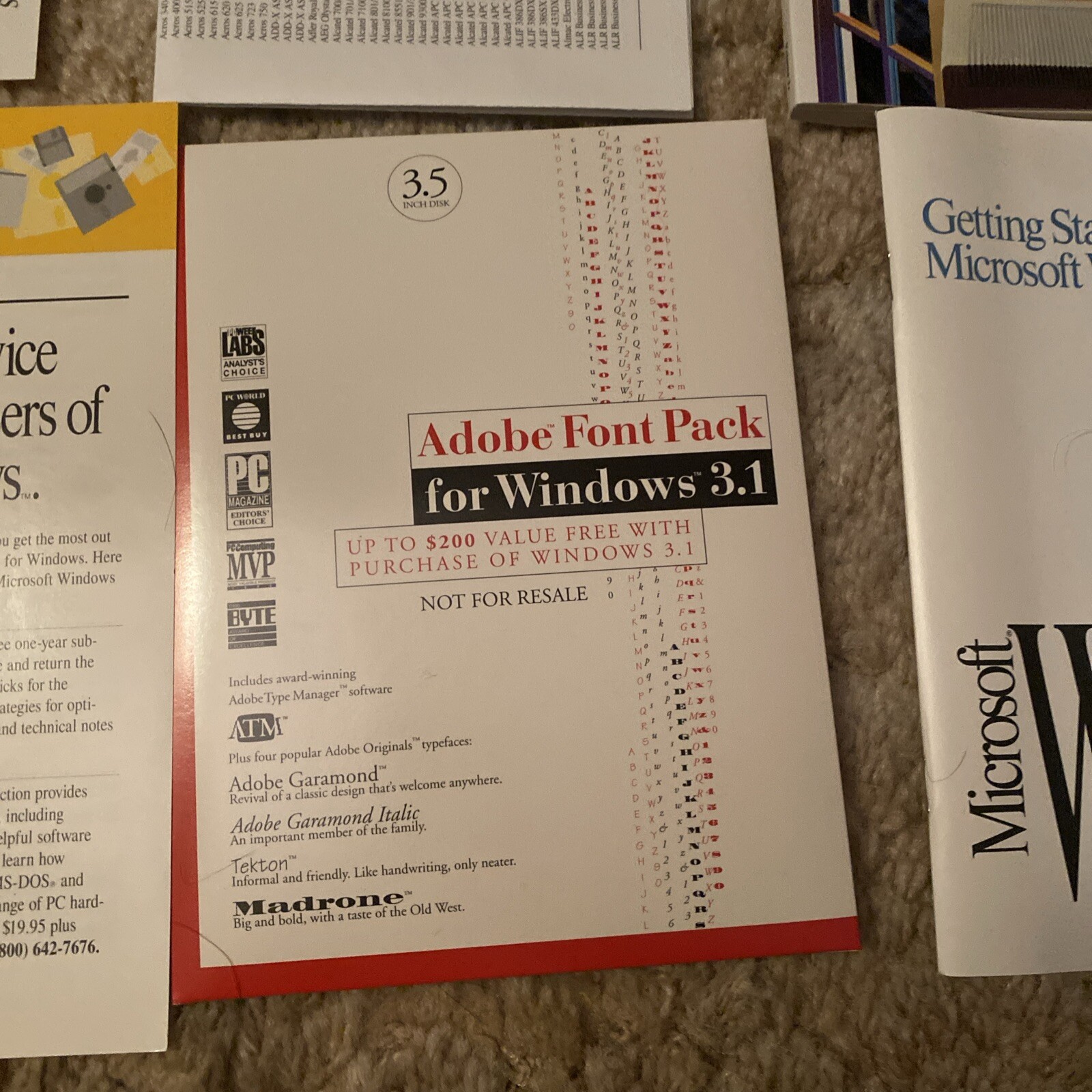 Microsoft Windows Version 3.1 Upgrade Edition Windows 3.0 Or 2.X Users