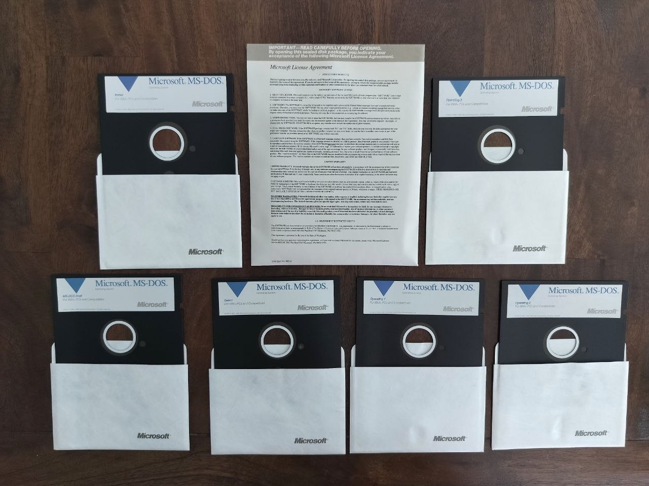 Microsoft MS-DOS 4.01 Complete Retail Box 5.25″ Floppy Disks *NEW & SEALED*