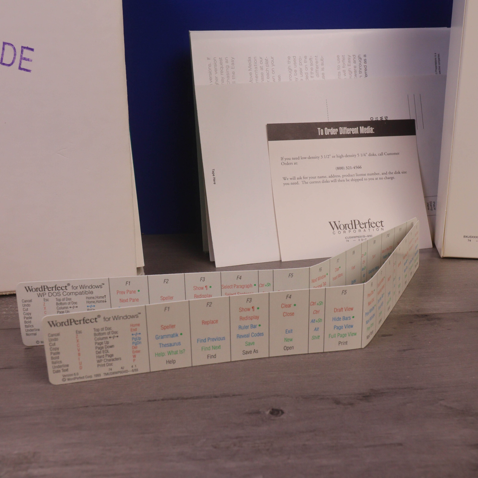 Vintage WordPerfect Version 6.0 Windows System Upgrade