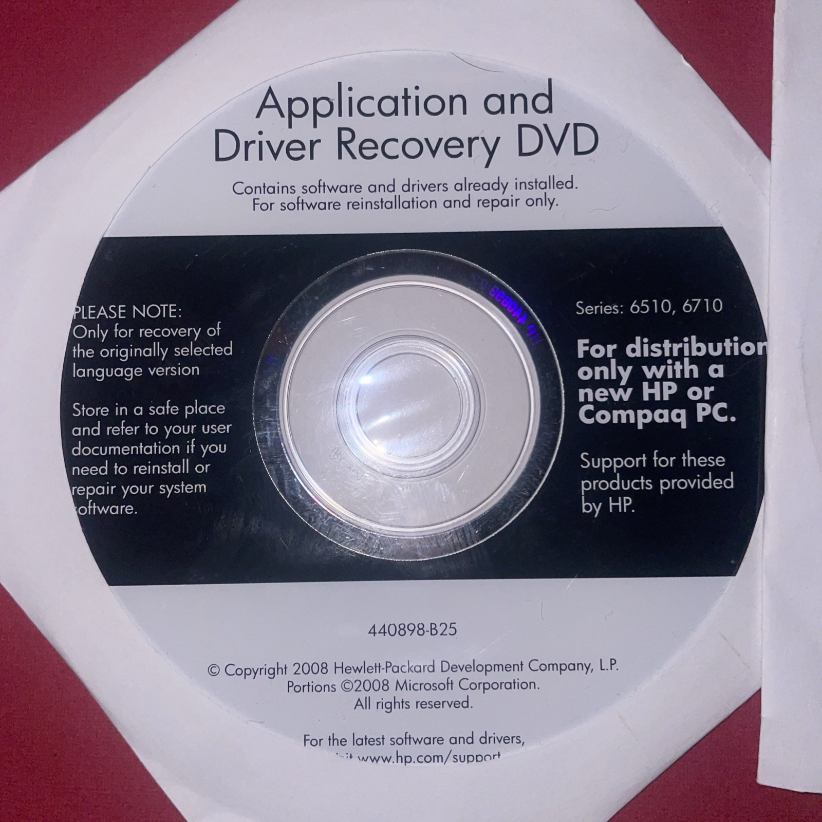 Windows Vista Operating System + Application And Driver Recovery New With Keys