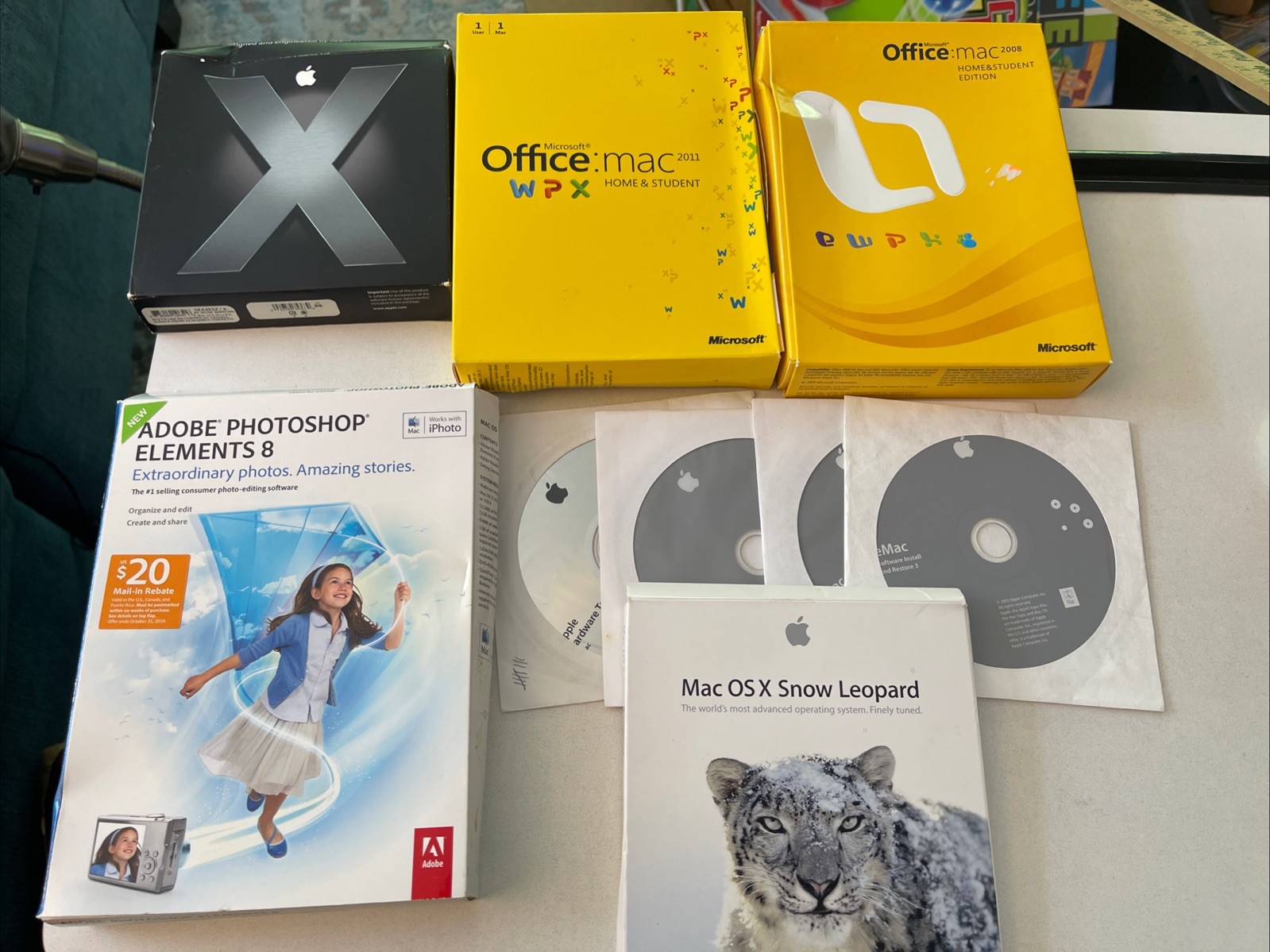 Lot Of Older Apple/mac Software 2003, 2006, 2009, 2010