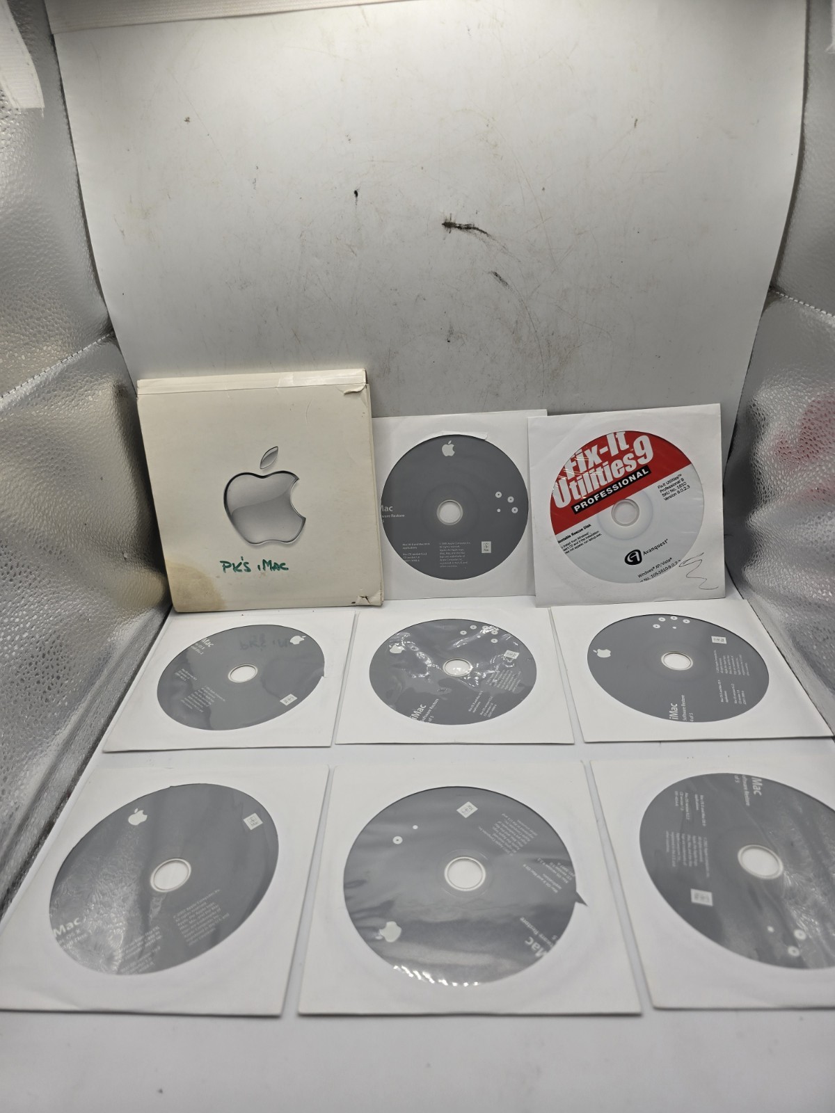 Vintage Apple iMac Software Restore Install CD Disc Lot Mac OS X 10.2 Jaguar…