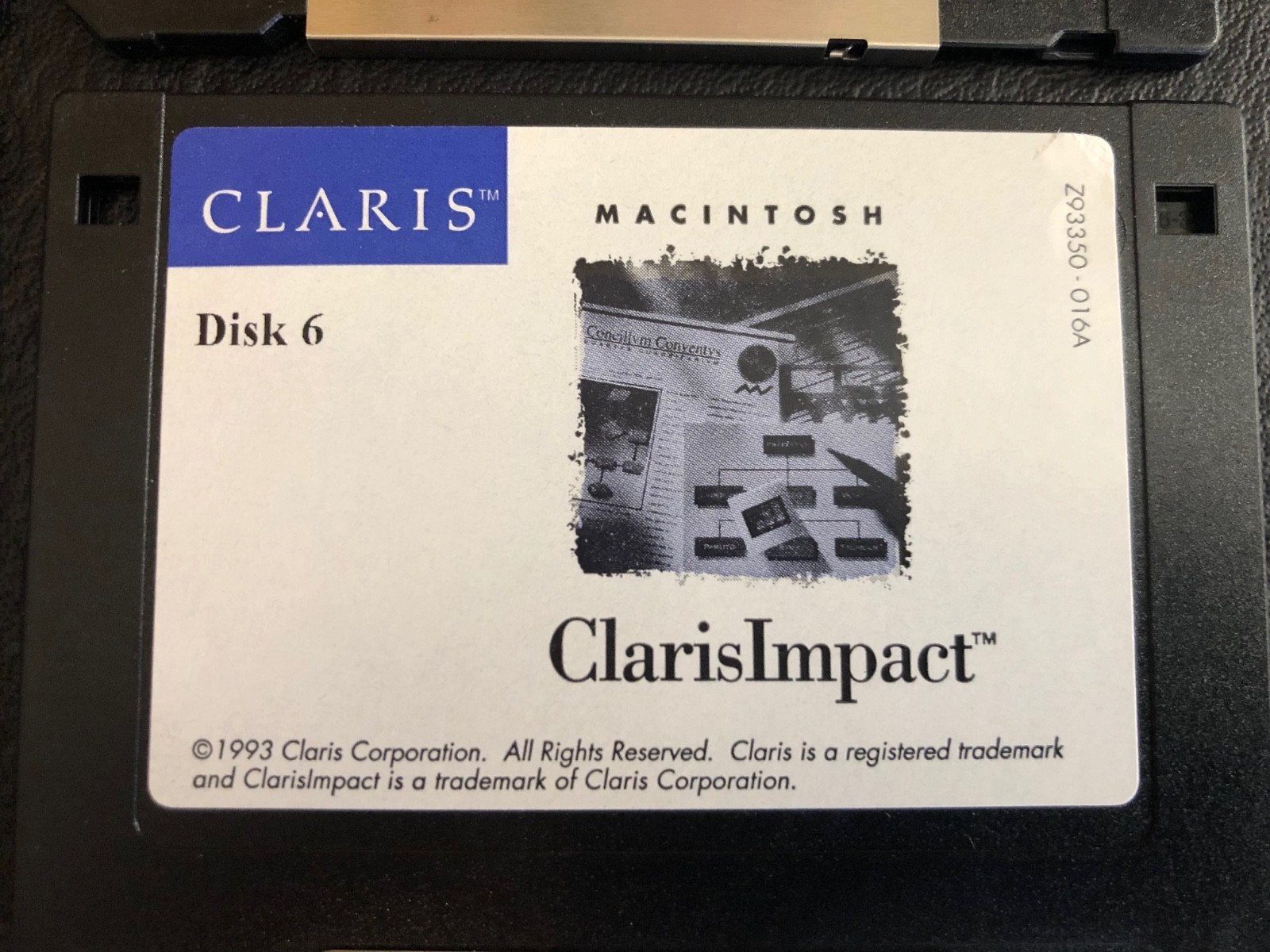 Claris Impact 6 Disk Set 3.5″ Floppy Diskette / Macintosh Computer Software