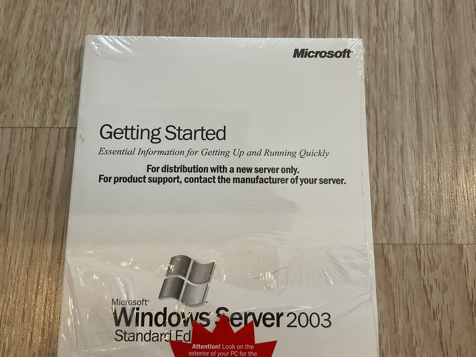 Microsoft Windows Server 2003 Standard Edition 1-4CPU with key NO DISK