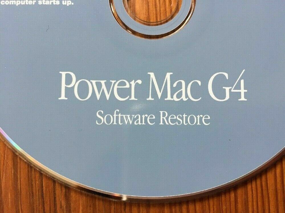 1999 Macintosh Mac Power Mac G4 Version 9.0 System Software Restore CD Disc