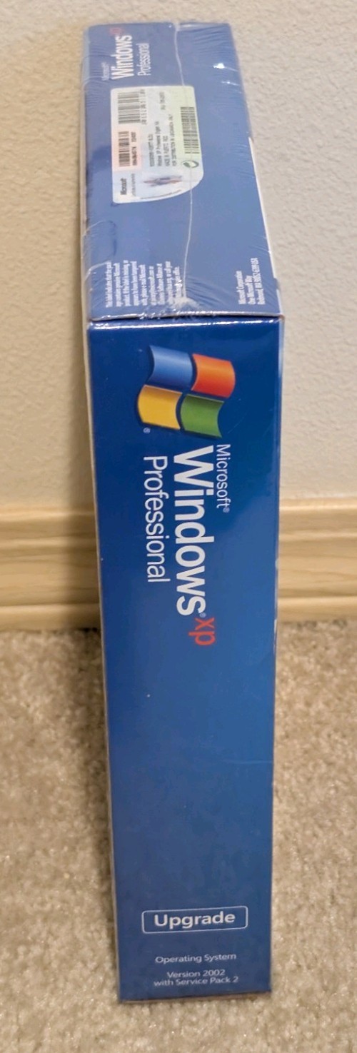 Microsoft Windows XP Professional Upgrade SEALED RETAIL BOX Service pack 2 SP2