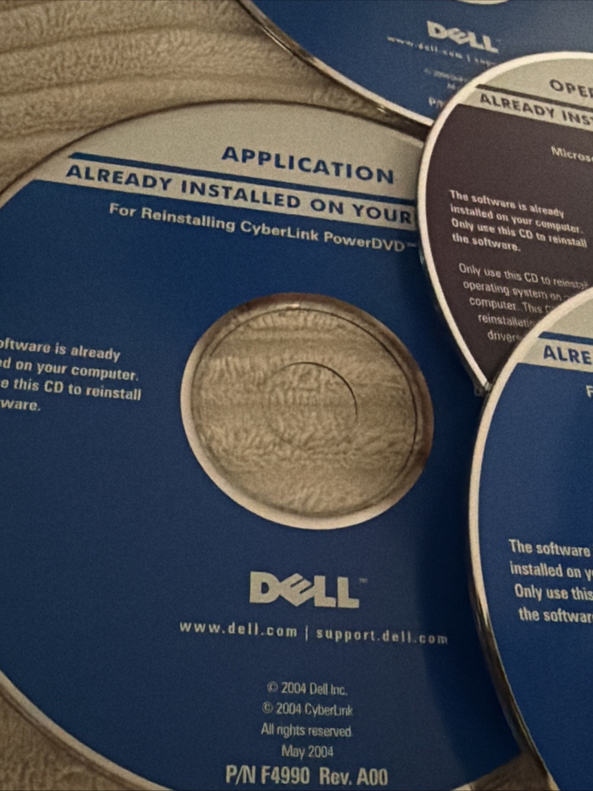 OEM Dell Microsoft Windows XP Home Edition Service Pack – Lot Of 7 CDs