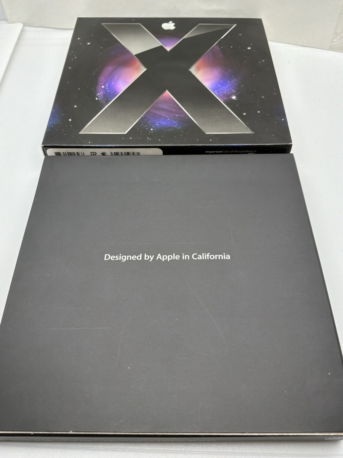 Apple Mac OS X Leopard v10.5.1 Retail Install DVD Original Box Manual Stickers