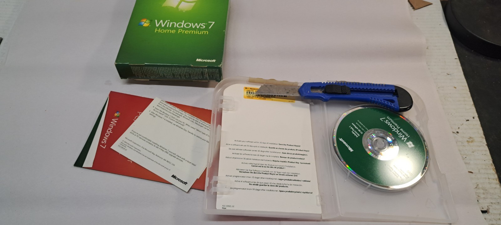 Microsoft Windows 7 Home Premium Standard DVD English GFC-00019