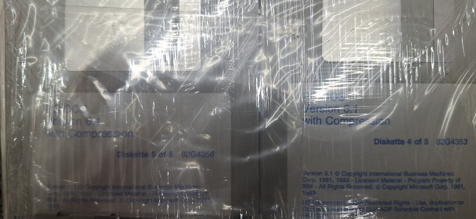 IBM PC DOS Version 6.1 3.5″ Disks OEM Edition 1993 BRAND NEW SEALED