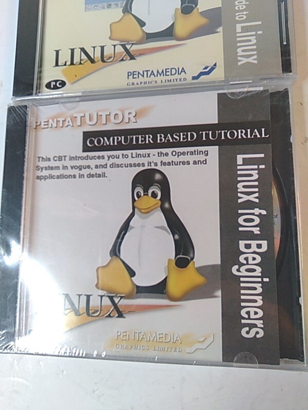 Linux Pentatutor Computer Tutorial CBT Advanced Linux Applications Vintage 2000